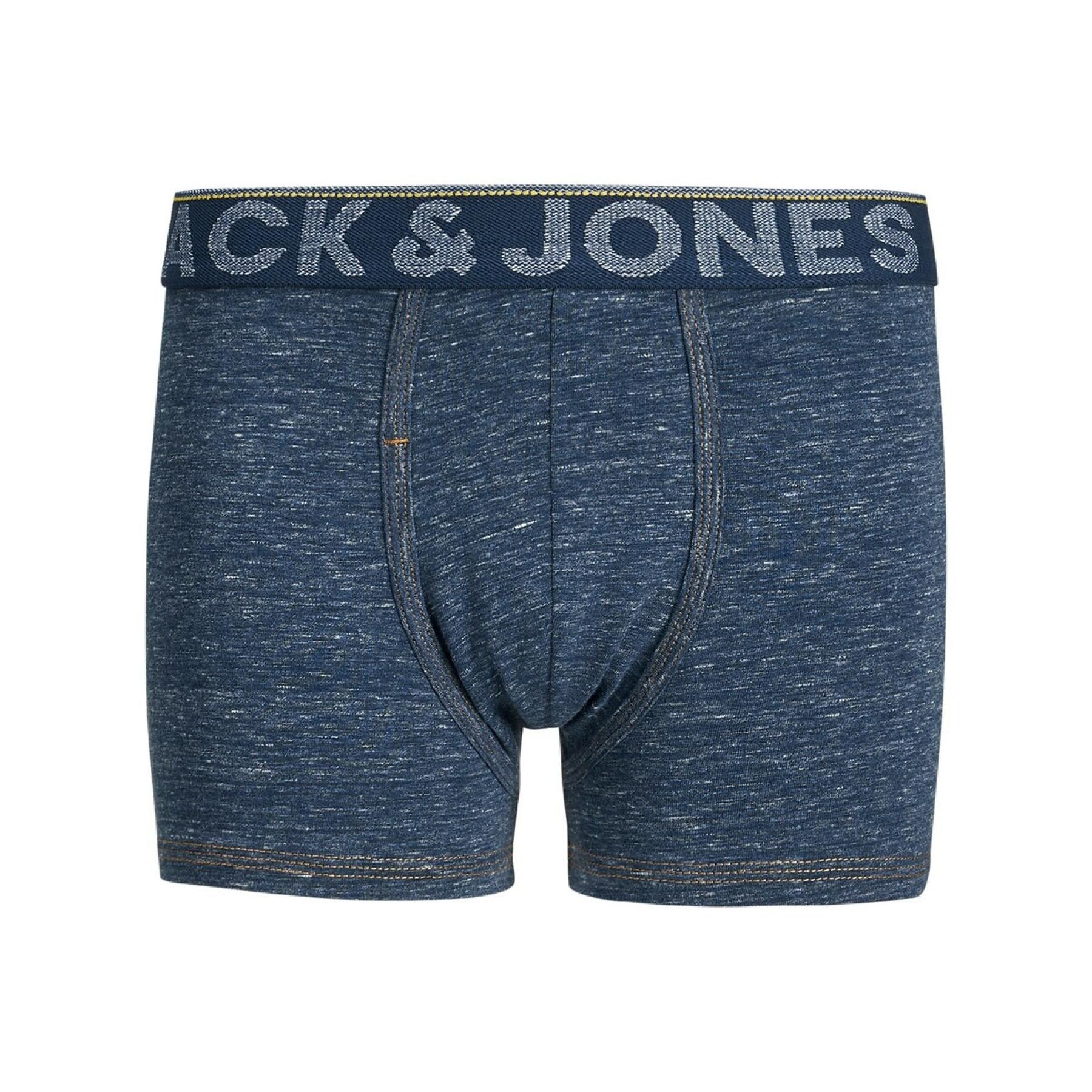 Set van 3 boxershorts voor kinderen Jack & Jones Jacdenim