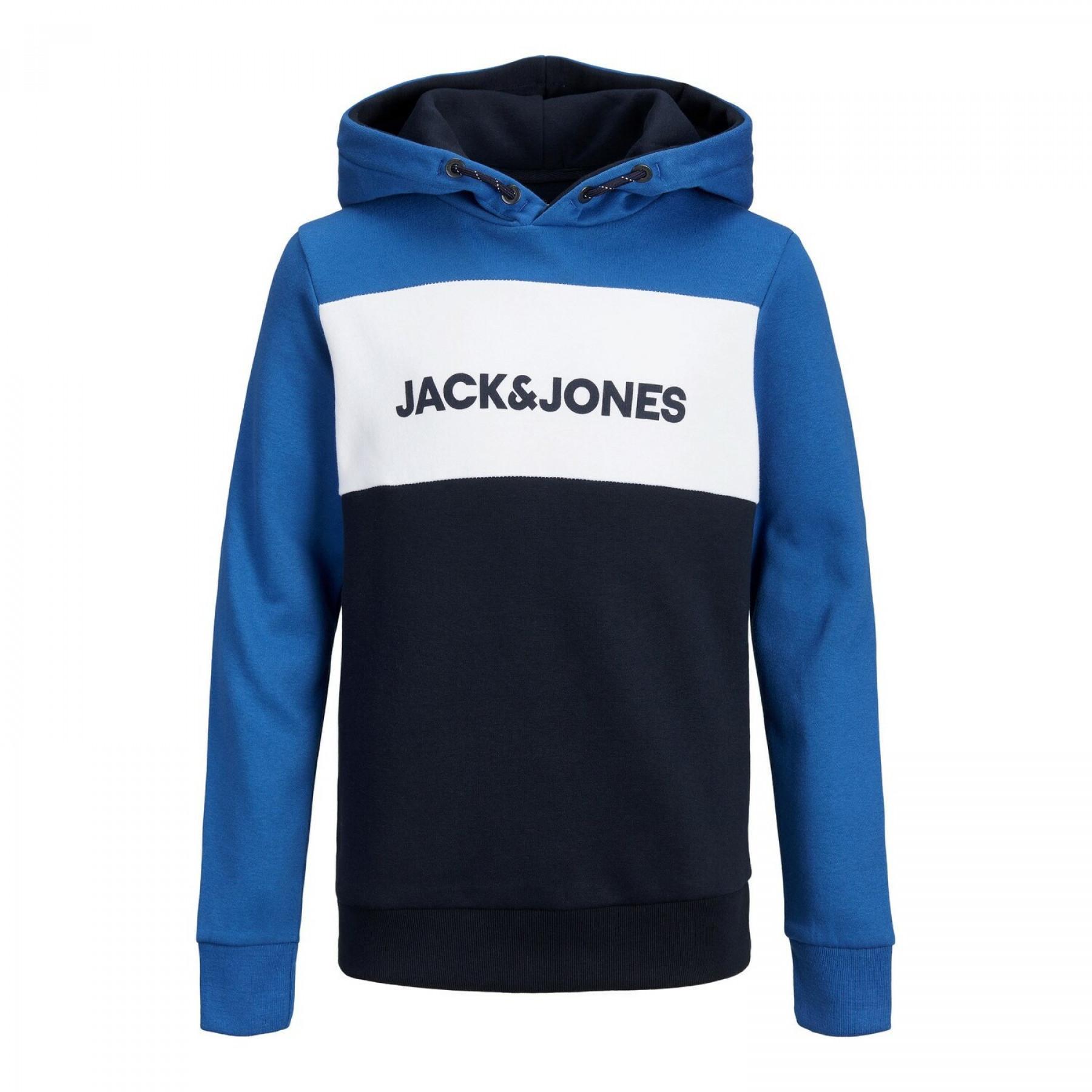 Sweater met capuchon voor kinderen Jack & Jones Logo Blocking