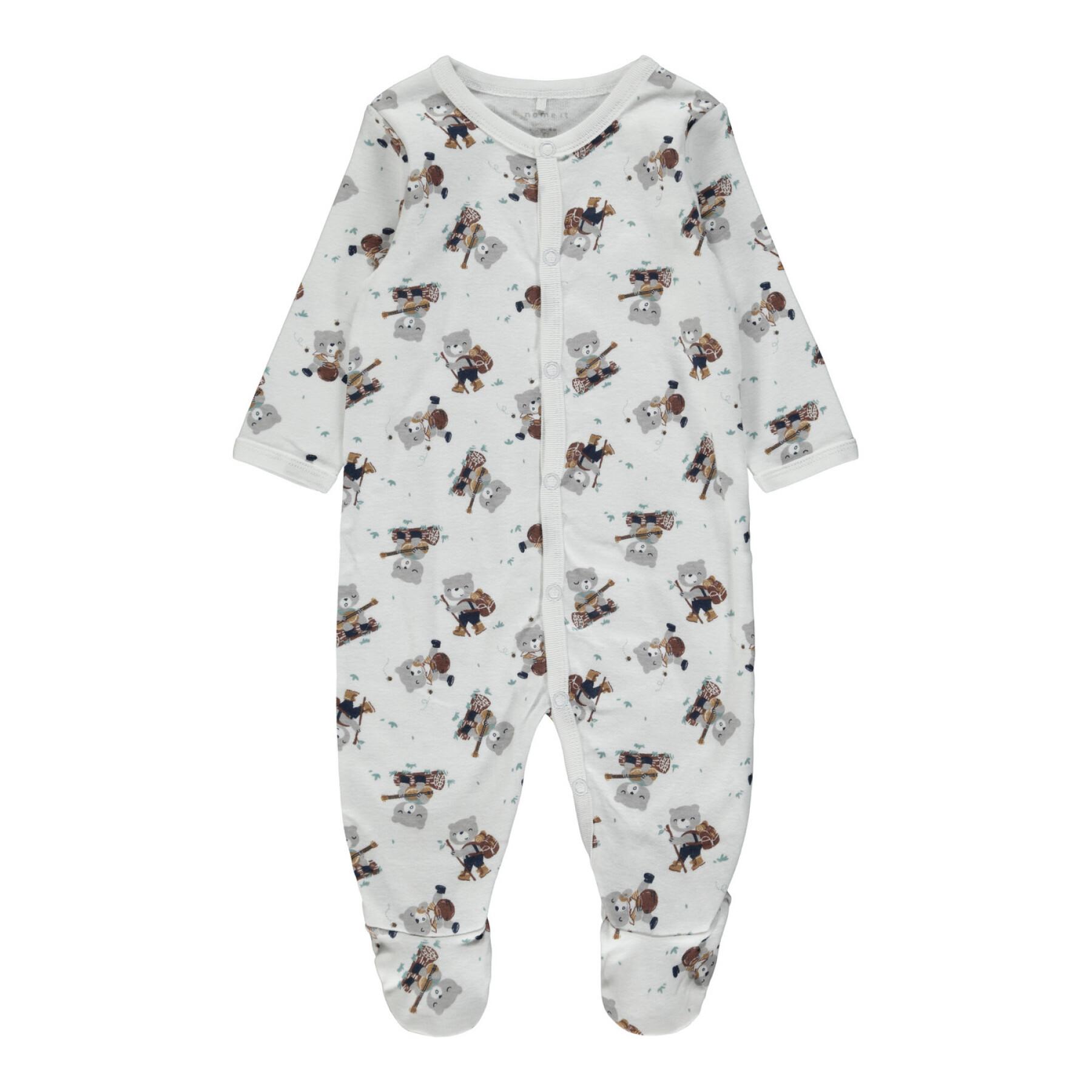 Baby romper Name it Nightsuit Alloy Bear (x3)