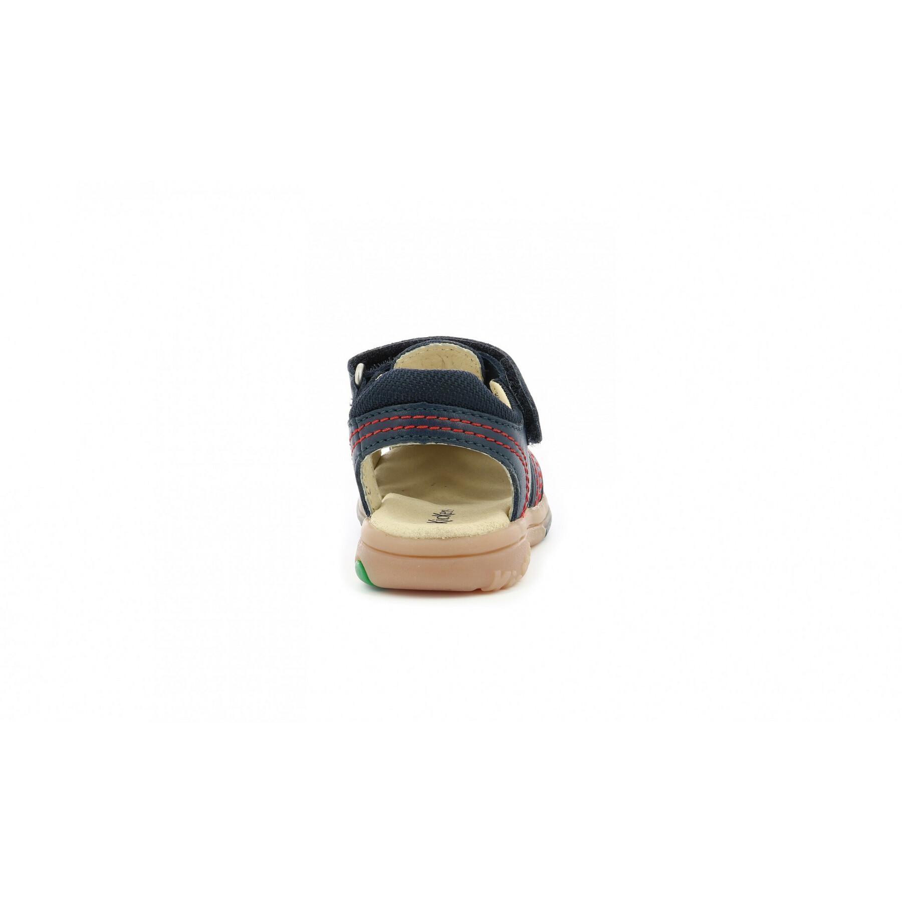 sandalen voor babyjongens Kickers Platinium