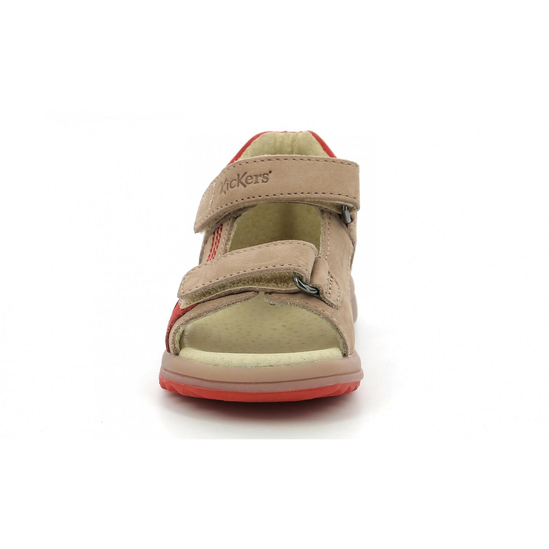 sandalen voor babyjongens Kickers Plazabi