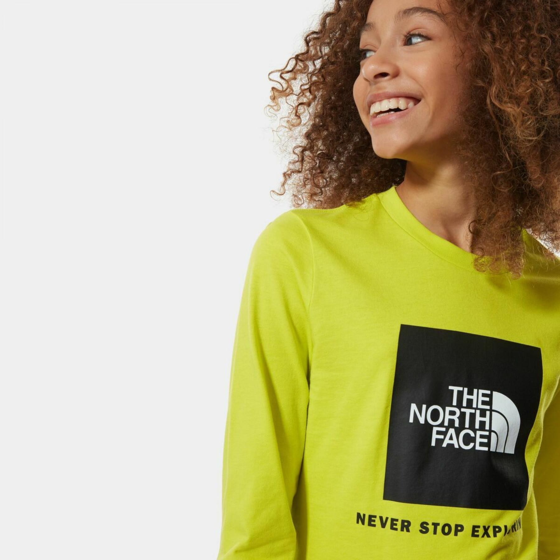 North Face Classic T-shirt met lange mouwen voor kinderen