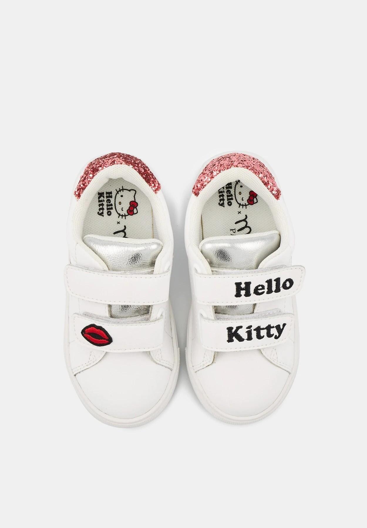 Meisjestrainers Bons Baisers de Paname Mini Edith Hello Kitty - Glitter Rose