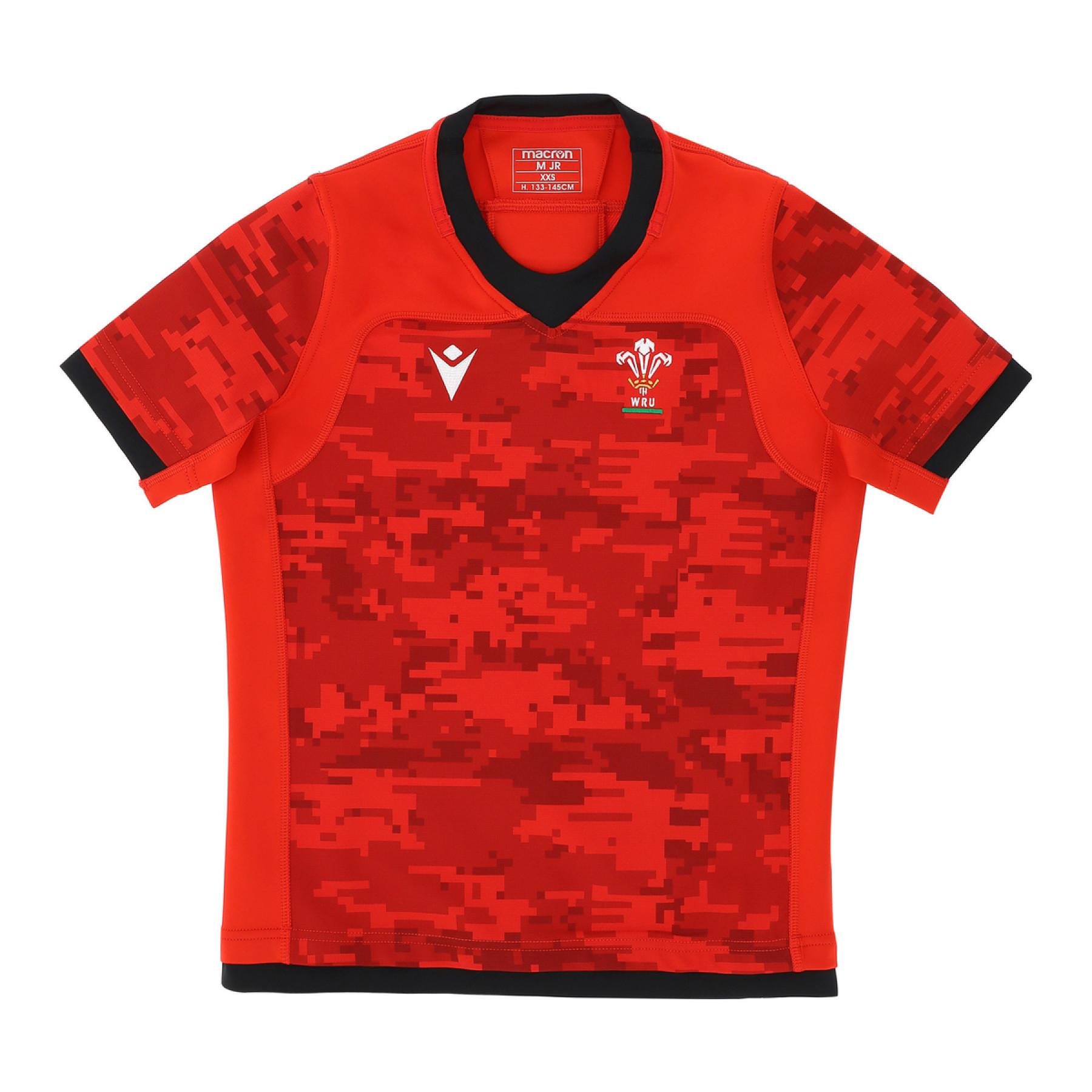 Kinder rugby T-shirt Pays de Galles union 2020/21