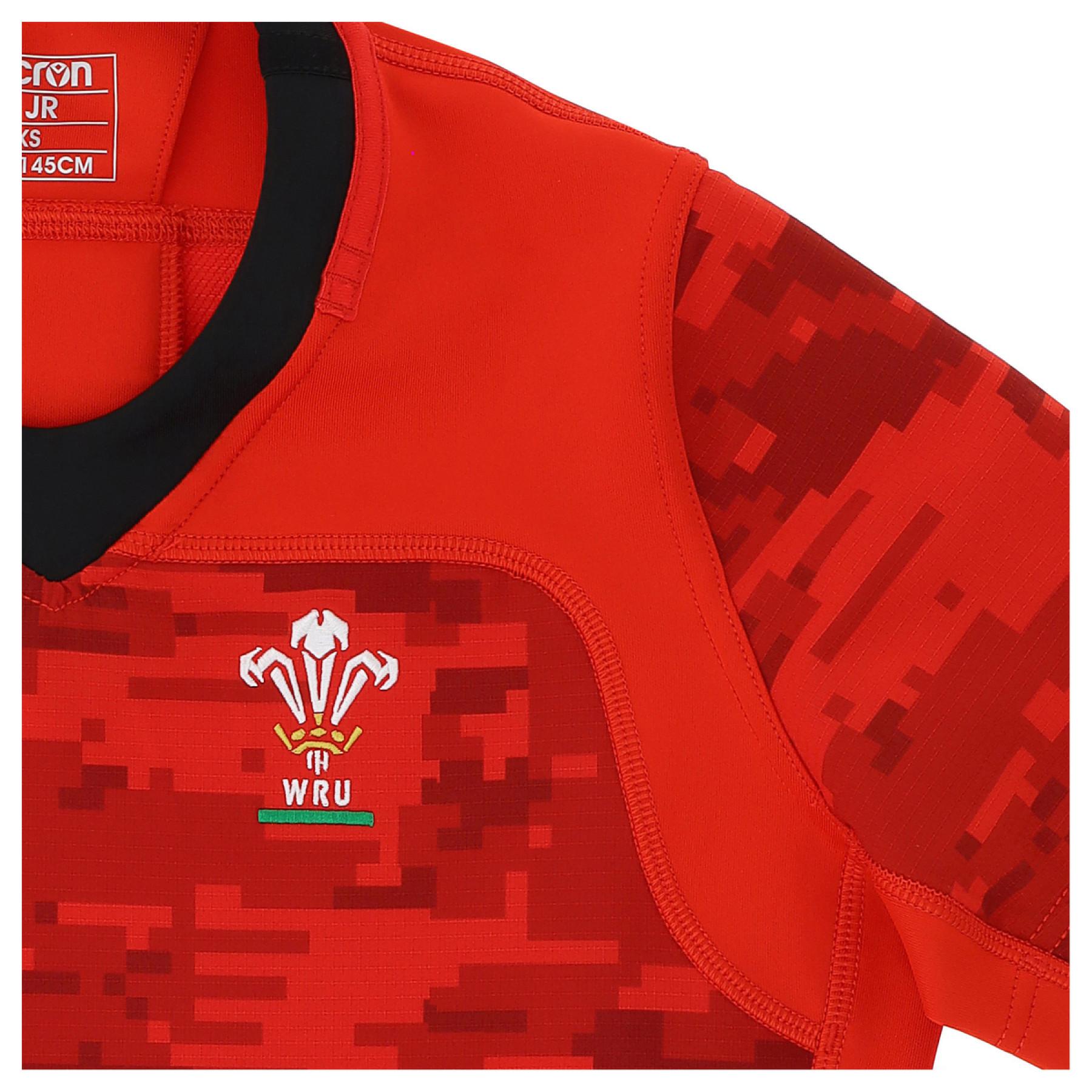 Kinder rugby T-shirt Pays de Galles union 2020/21