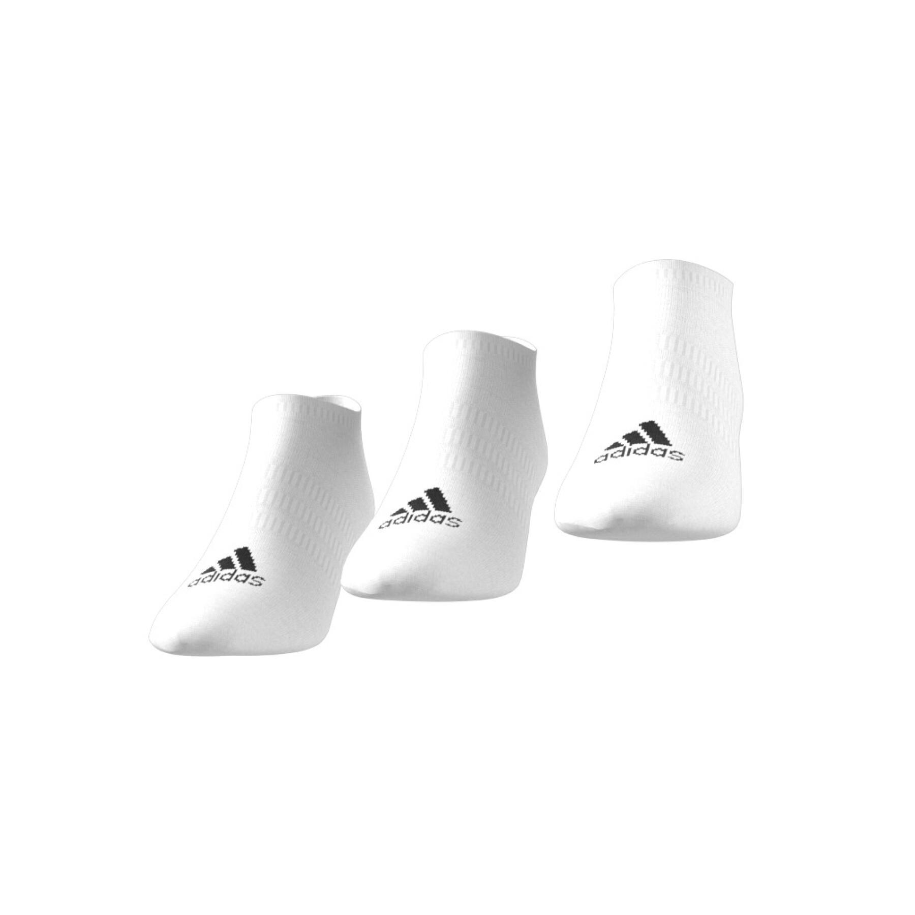 Onzichtbare sokken voor kinderen adidas Thin & Light (x3)