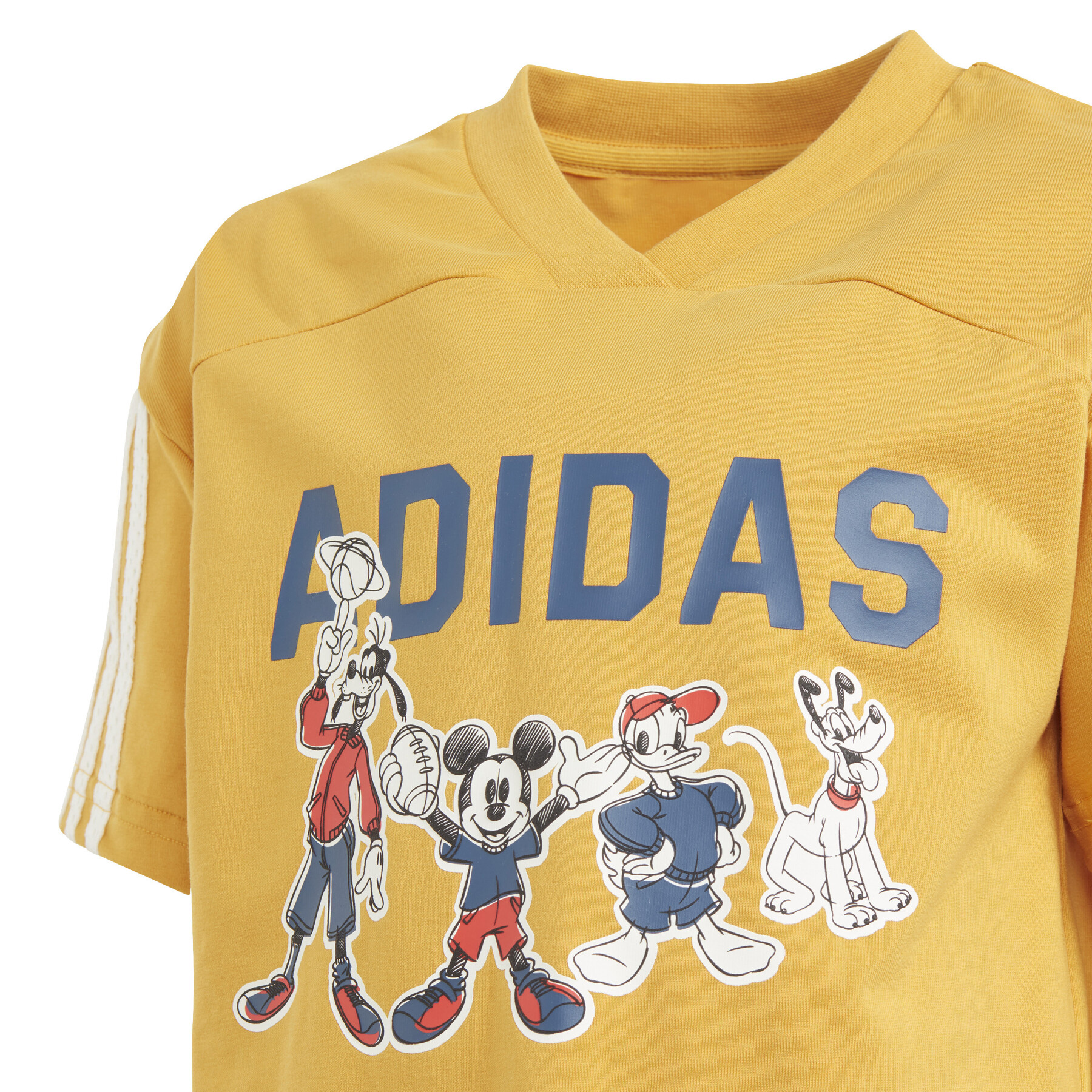 Kinder t-shirt en korte broek set adidas Disney Mickey Mouse
