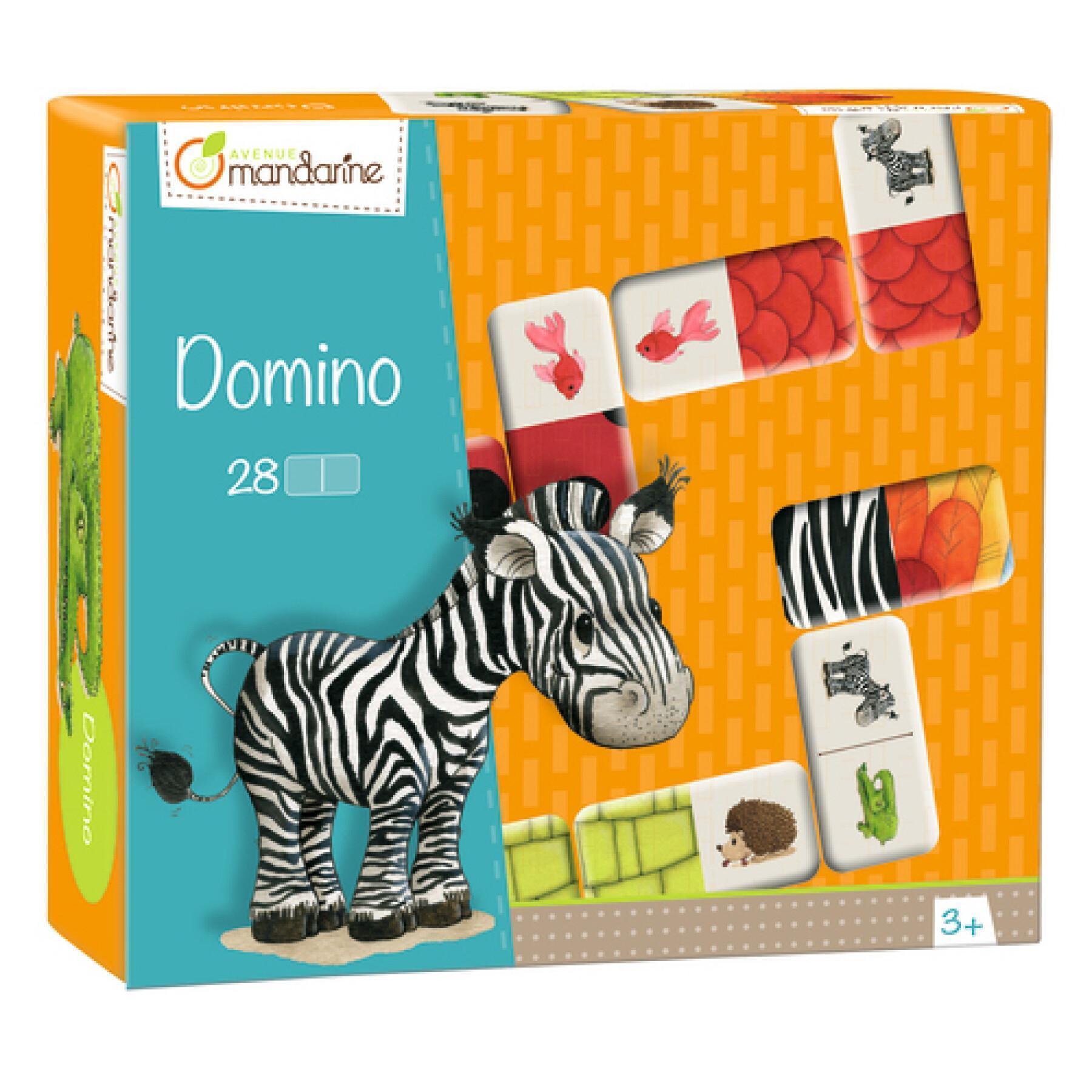 Domino dieren & texturen Avenue Mandarine