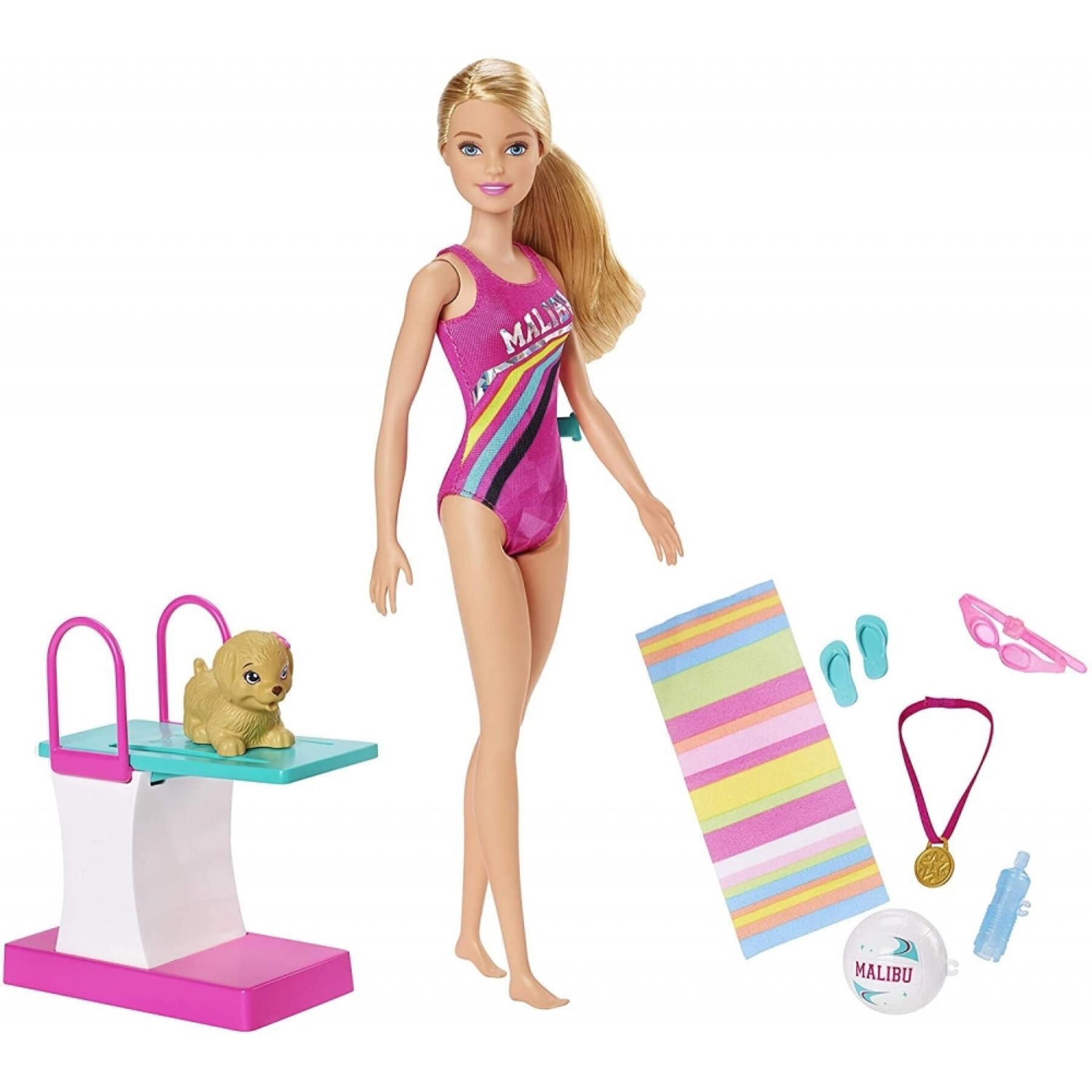 Zwemmer en duiker pop + accessoires Barbie