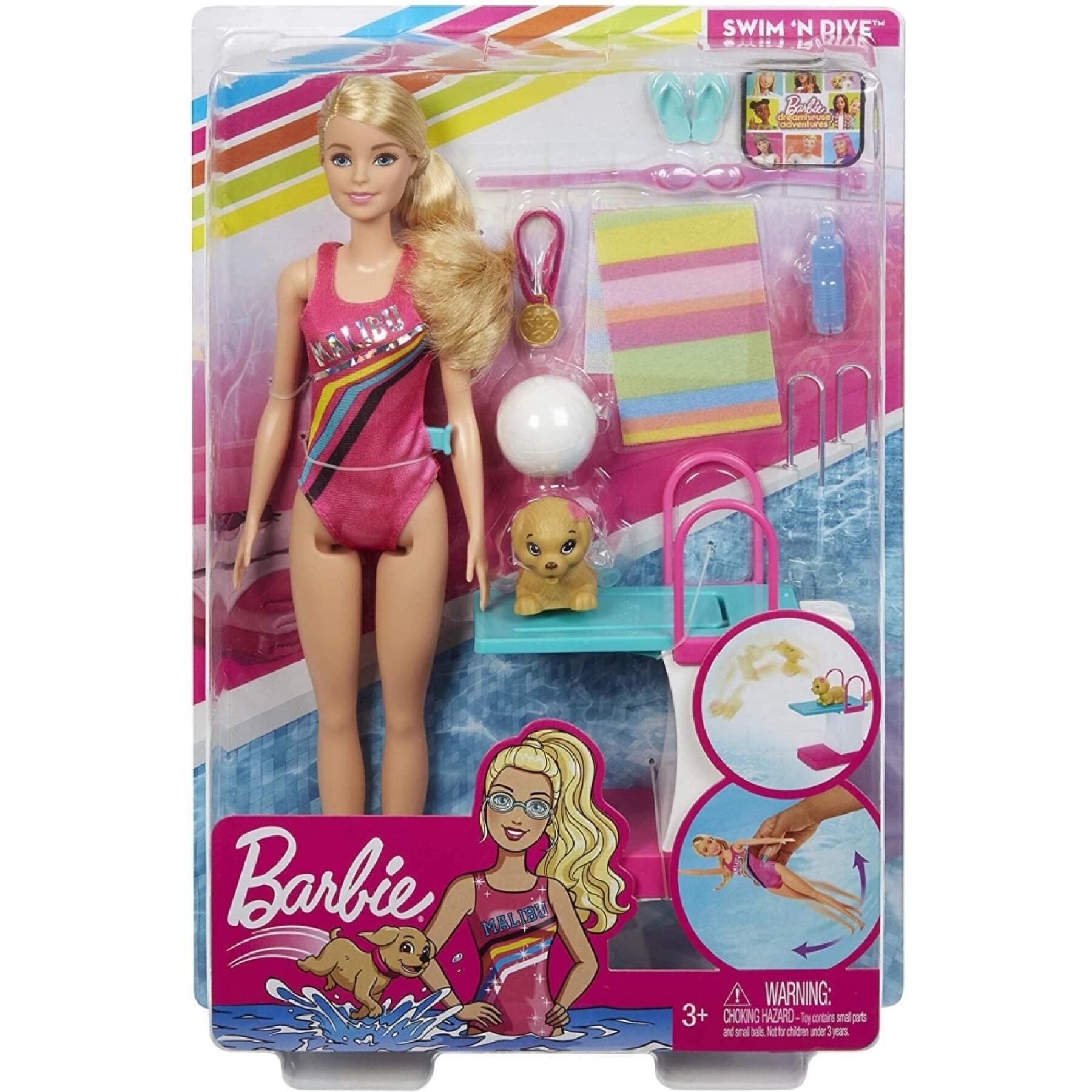 Zwemmer en duiker pop + accessoires Barbie