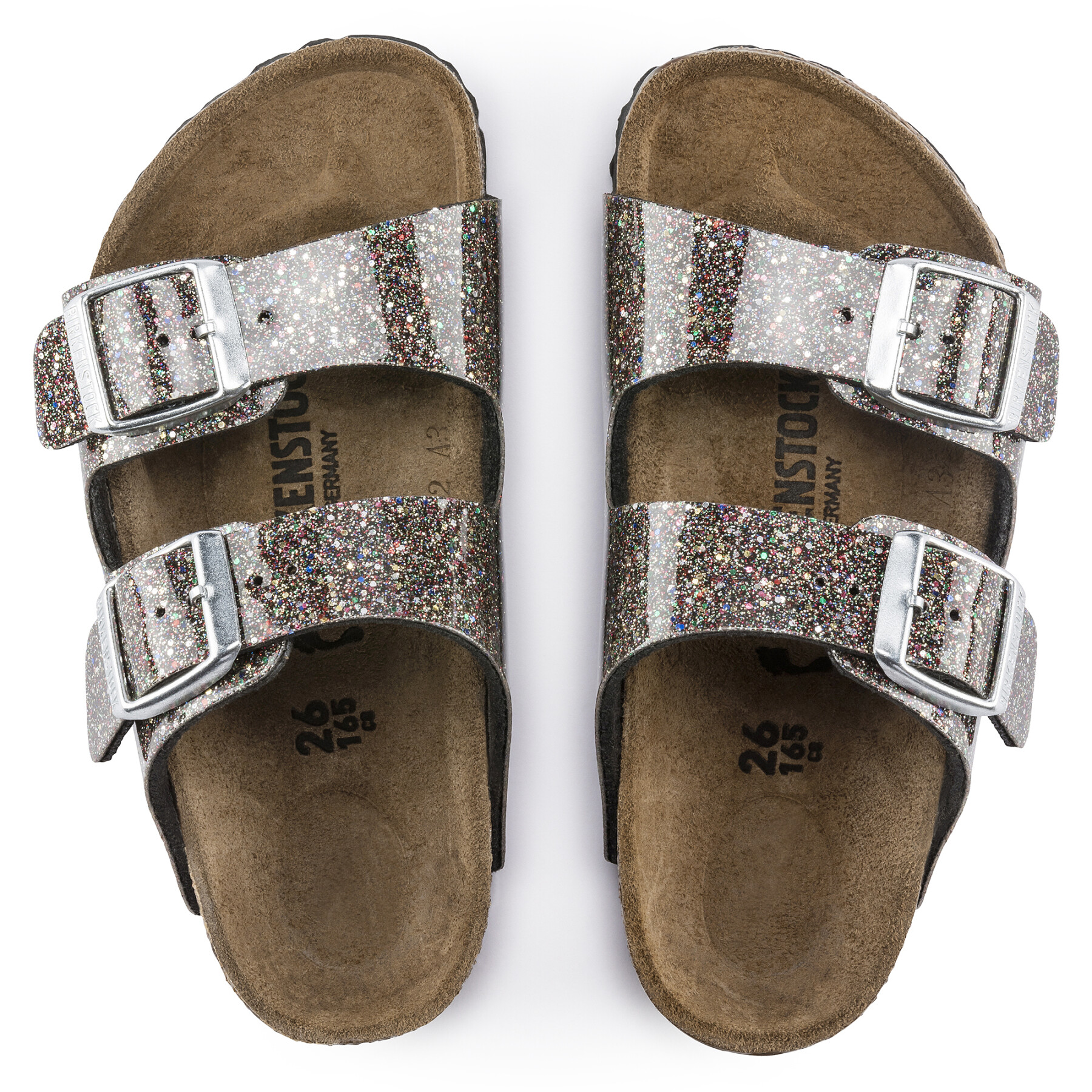 Smalle sandalen voor babymeisjes Birkenstock Arizona Birko-Flor