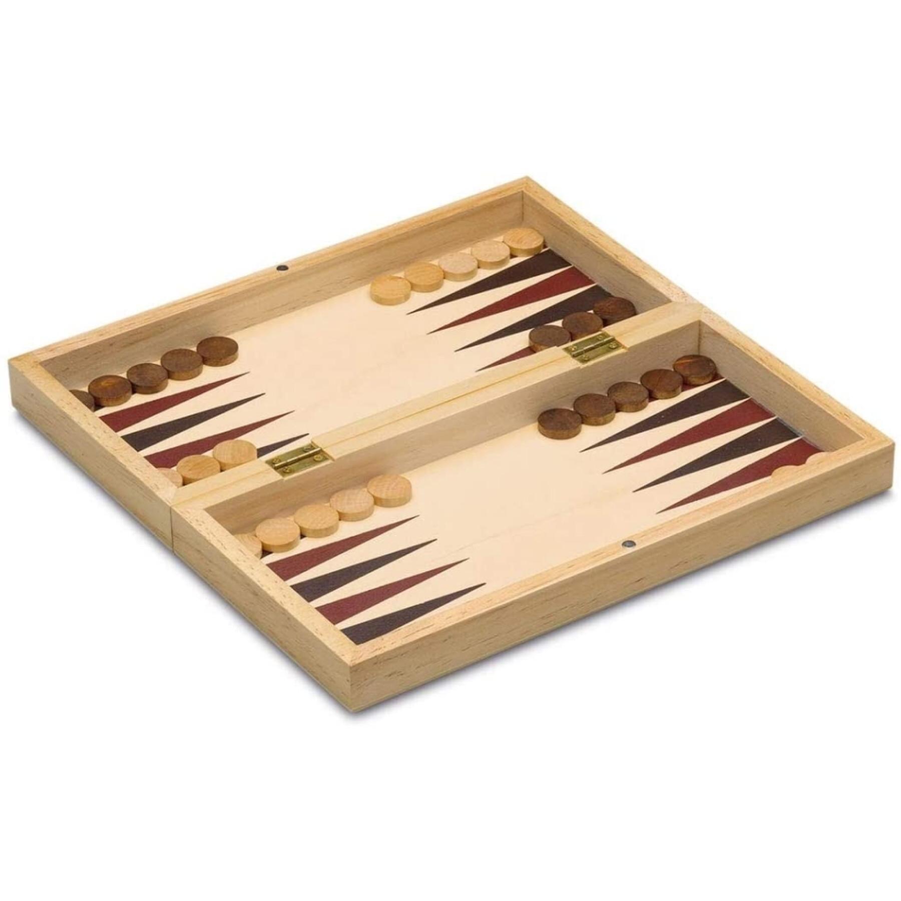 Houten schaak- en backgammon sets Cayro