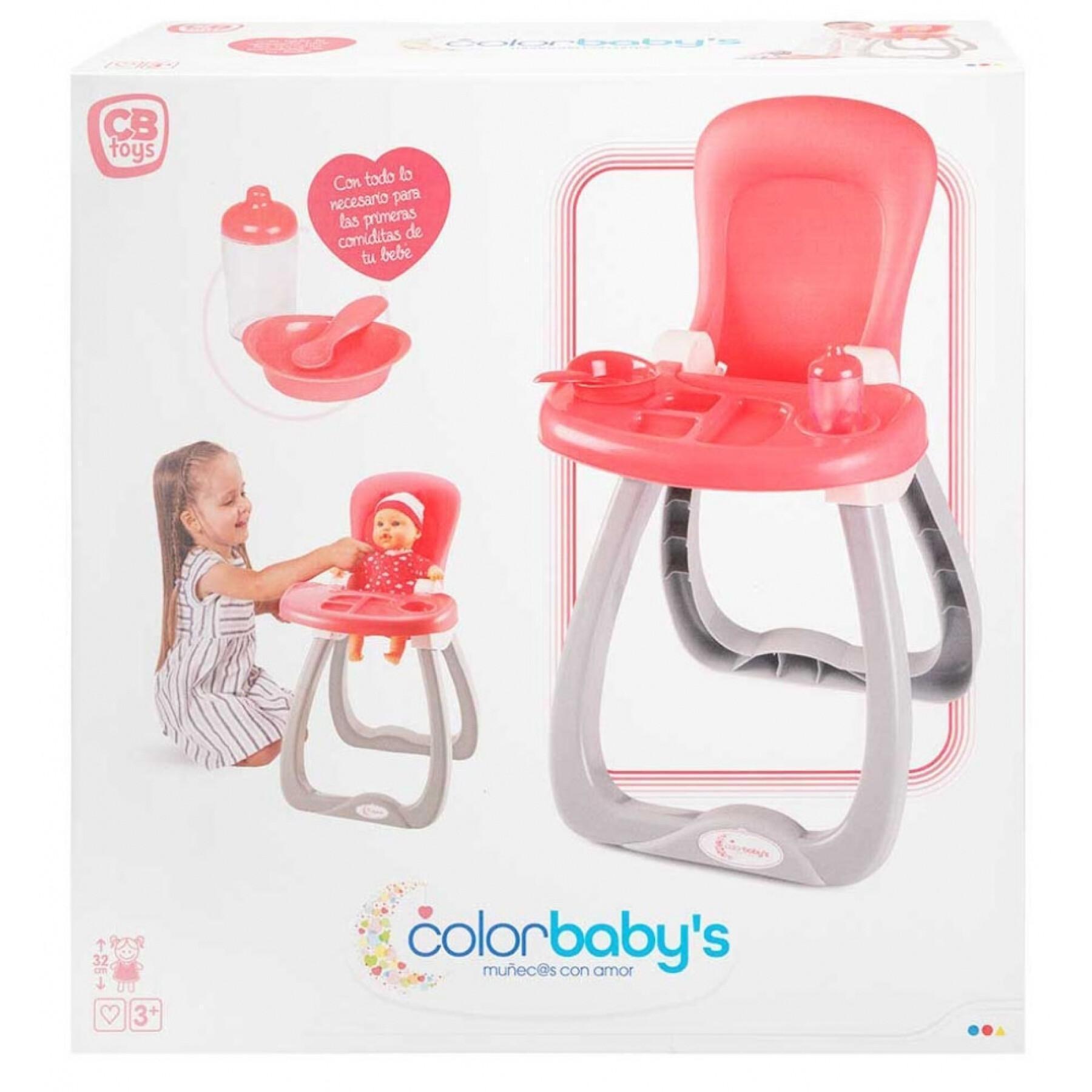 Hoge stoel voor poppen met toegang CB Toys