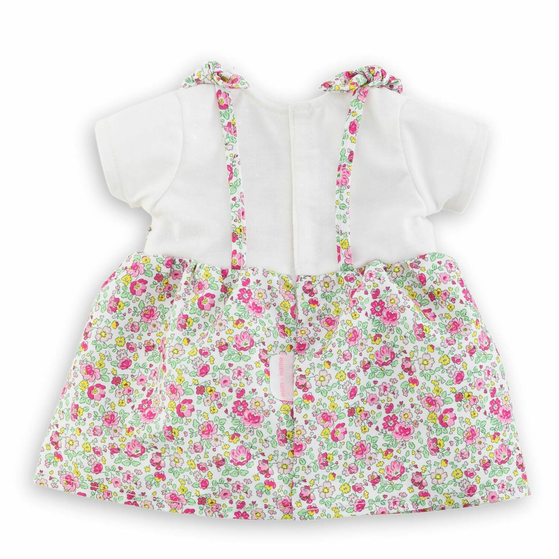 Bloementuin jurk voor baby Corolle