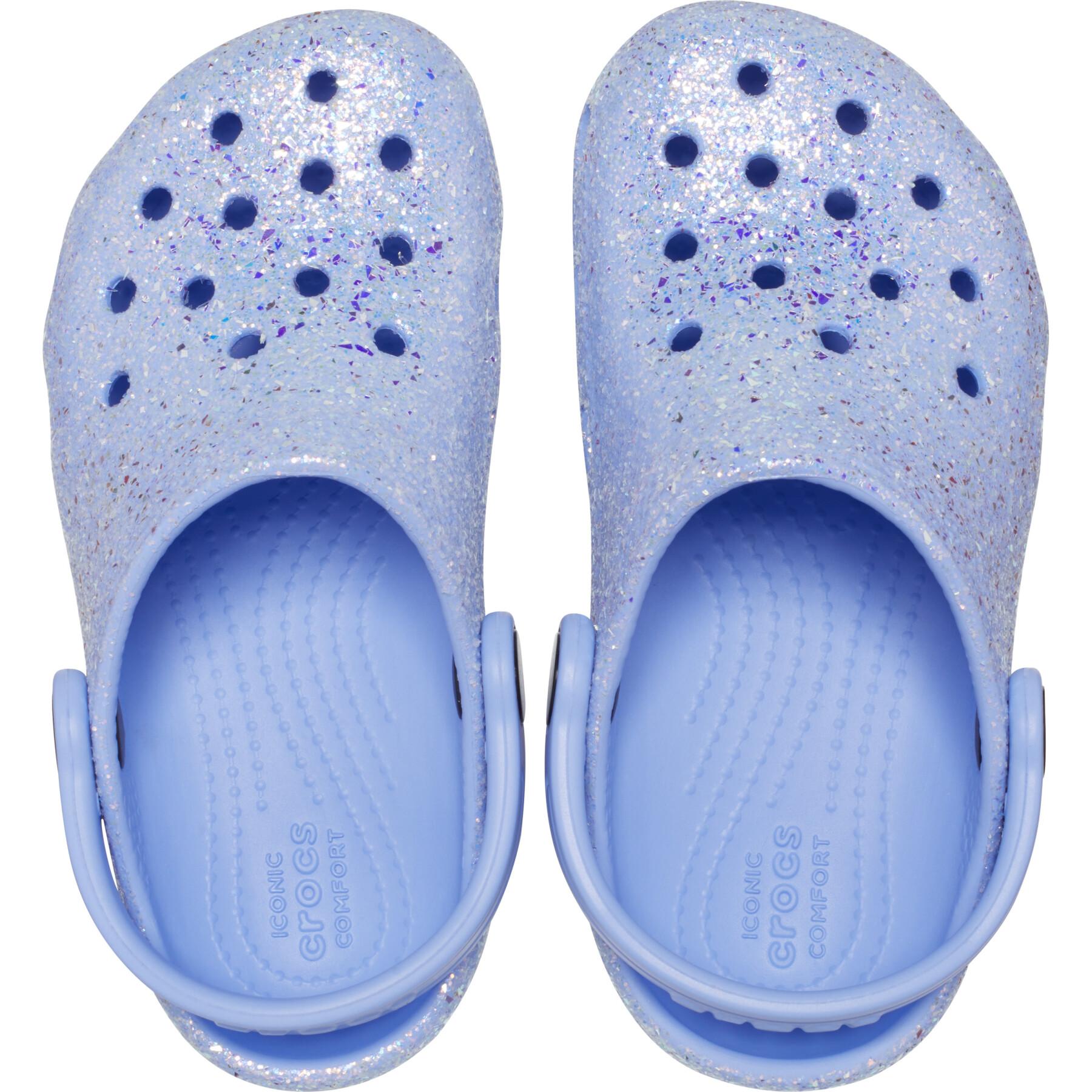 Babyklompen Crocs Classic Glitter
