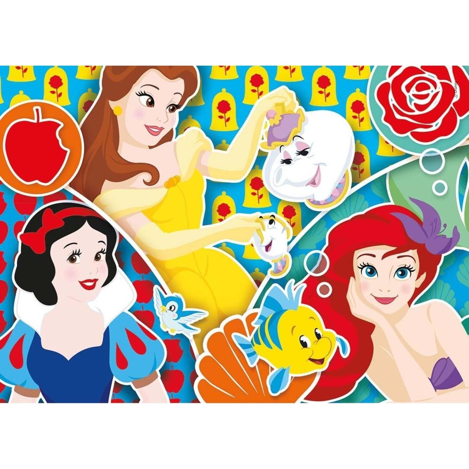 2-delige puzzel x 20 pièces Disney Princess
