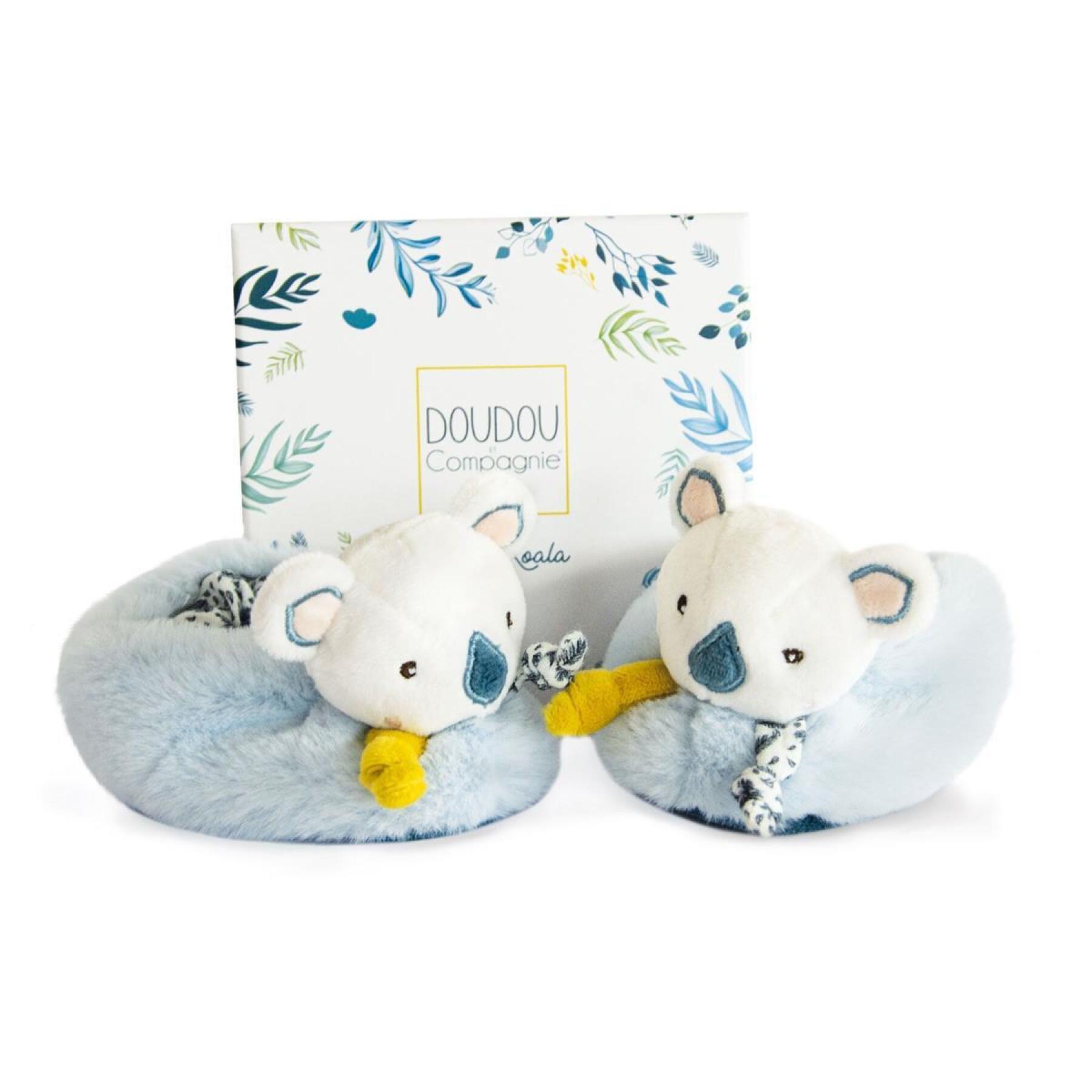 Babyslofjes Doudou & compagnie Yoca Le Koala