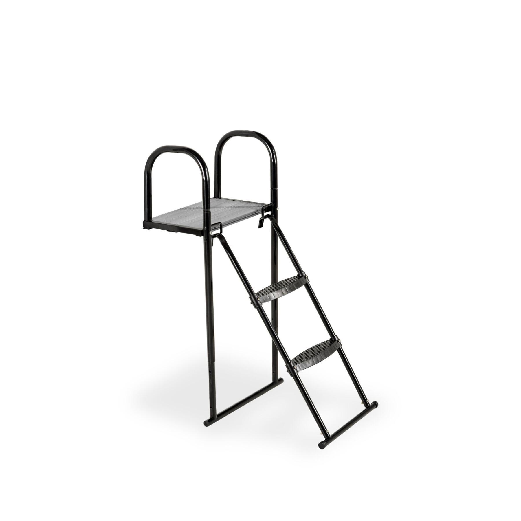 Platform met ladder voor trampoline framehoogte Exit Toys 80 - 95 cm