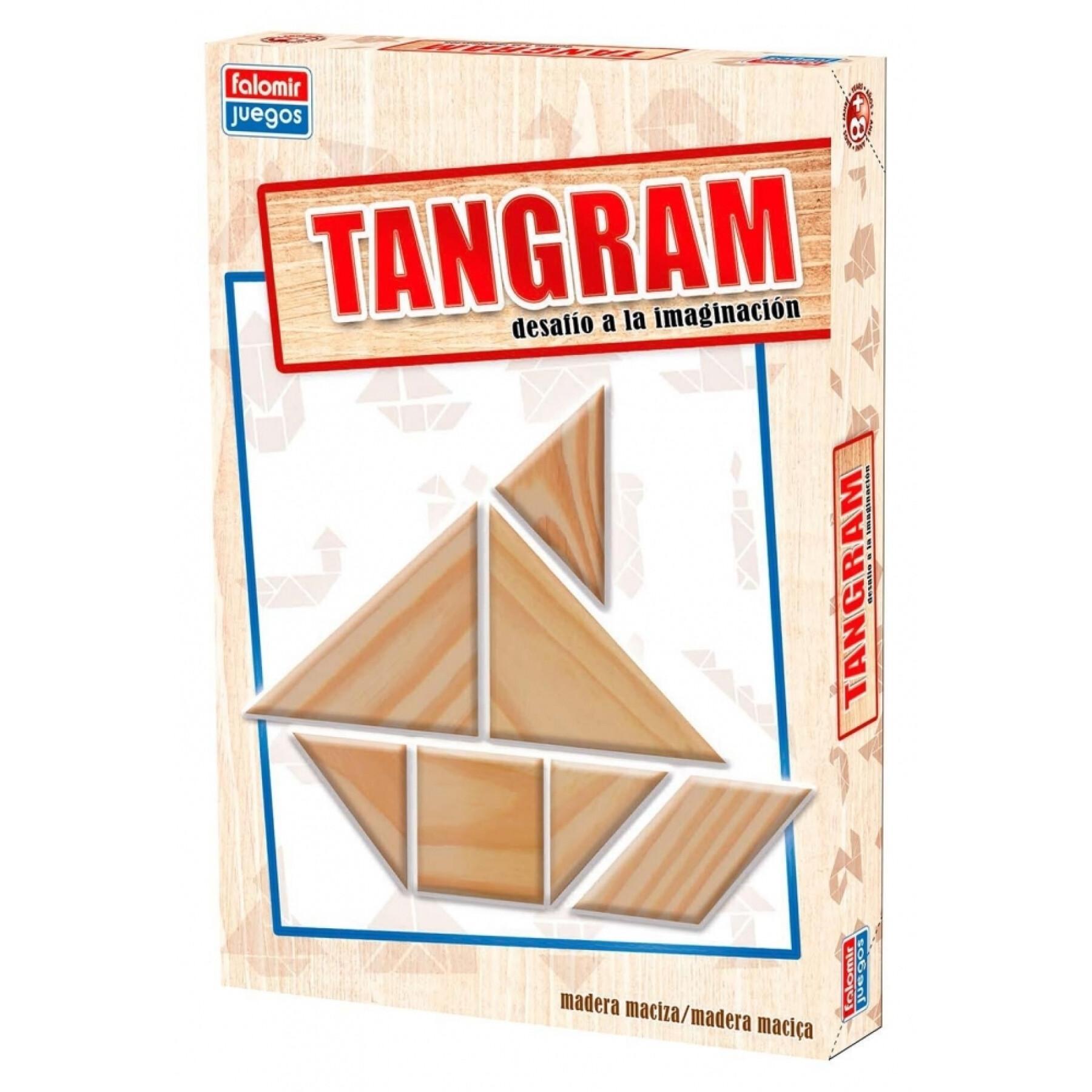 Houten tangramspel Falomir