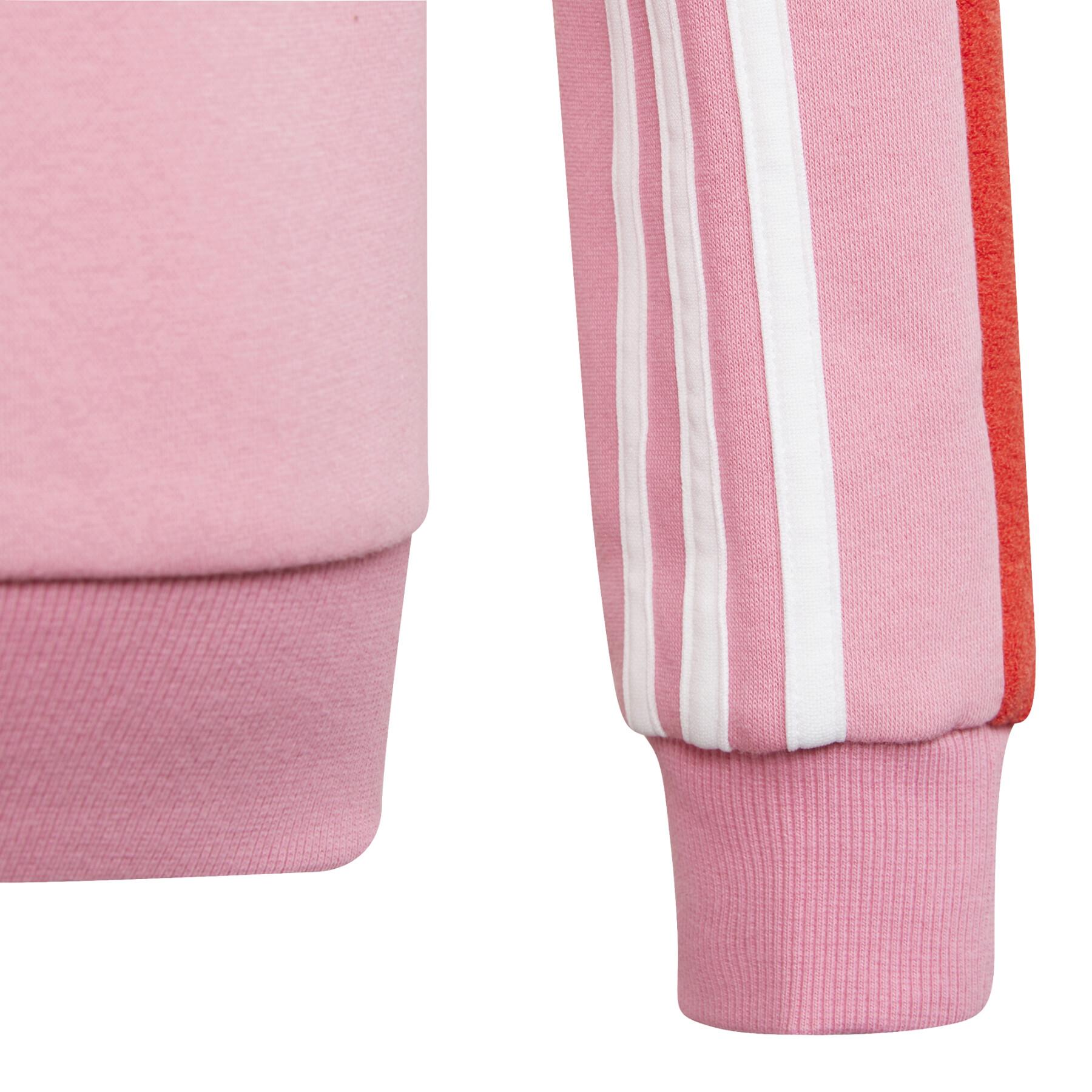 Meisjes hoodie adidas Colorblock Full-Zip