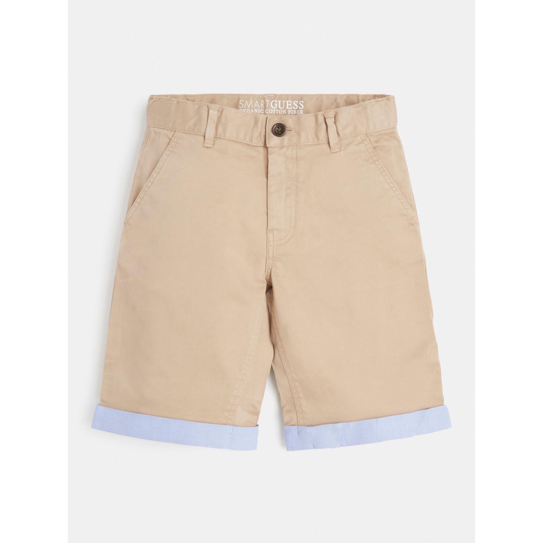 Chino shorts voor babyjongens Guess Sateen
