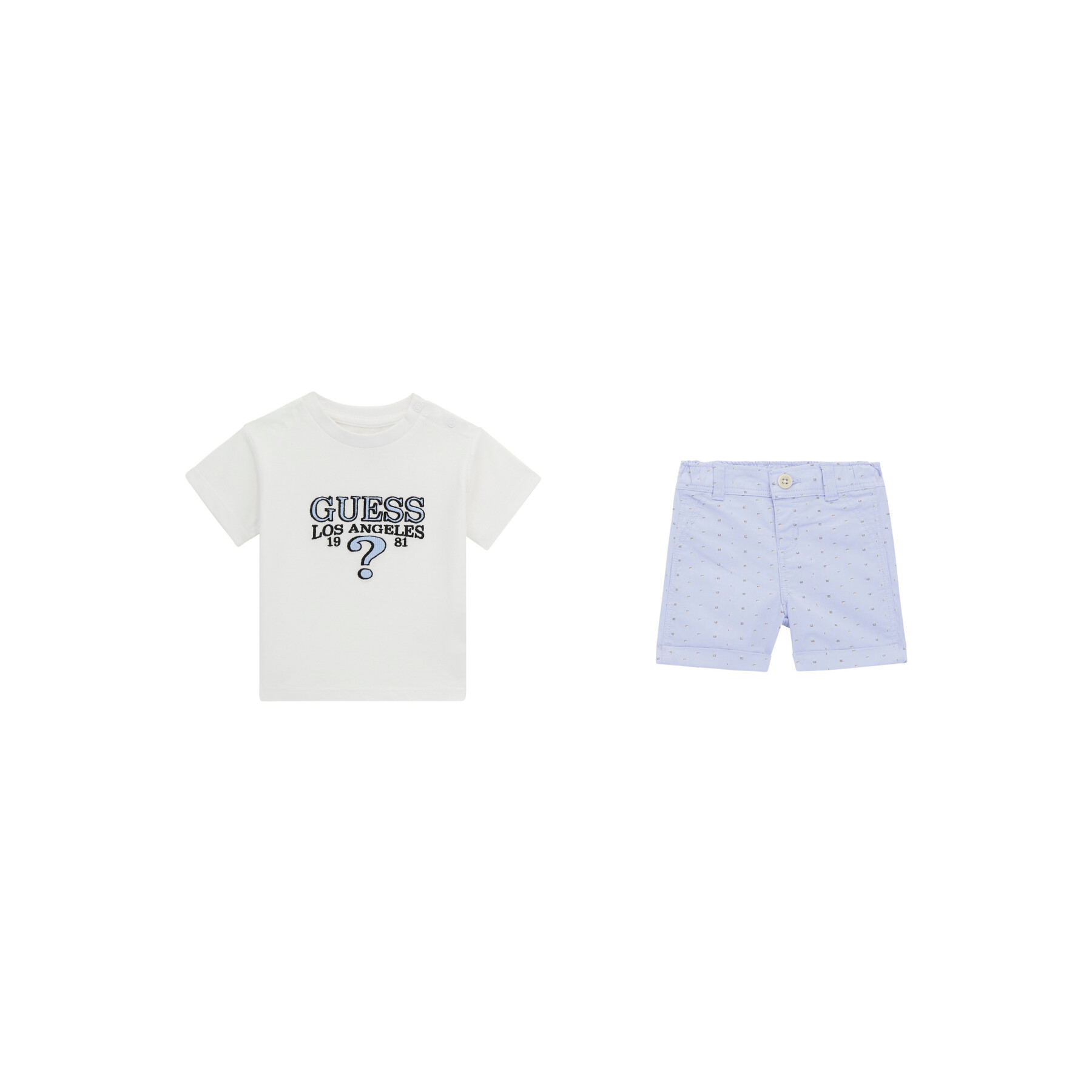 Baby t-shirt + korte broek set Guess