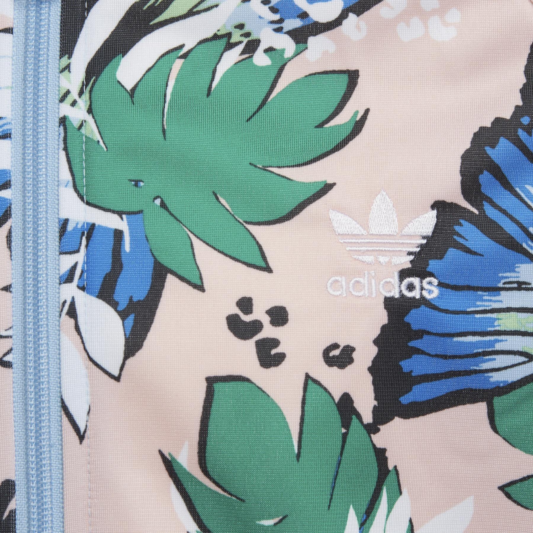 Meisjes trainingsjack adidas Originals HER Studio London Animal Flower Print SST