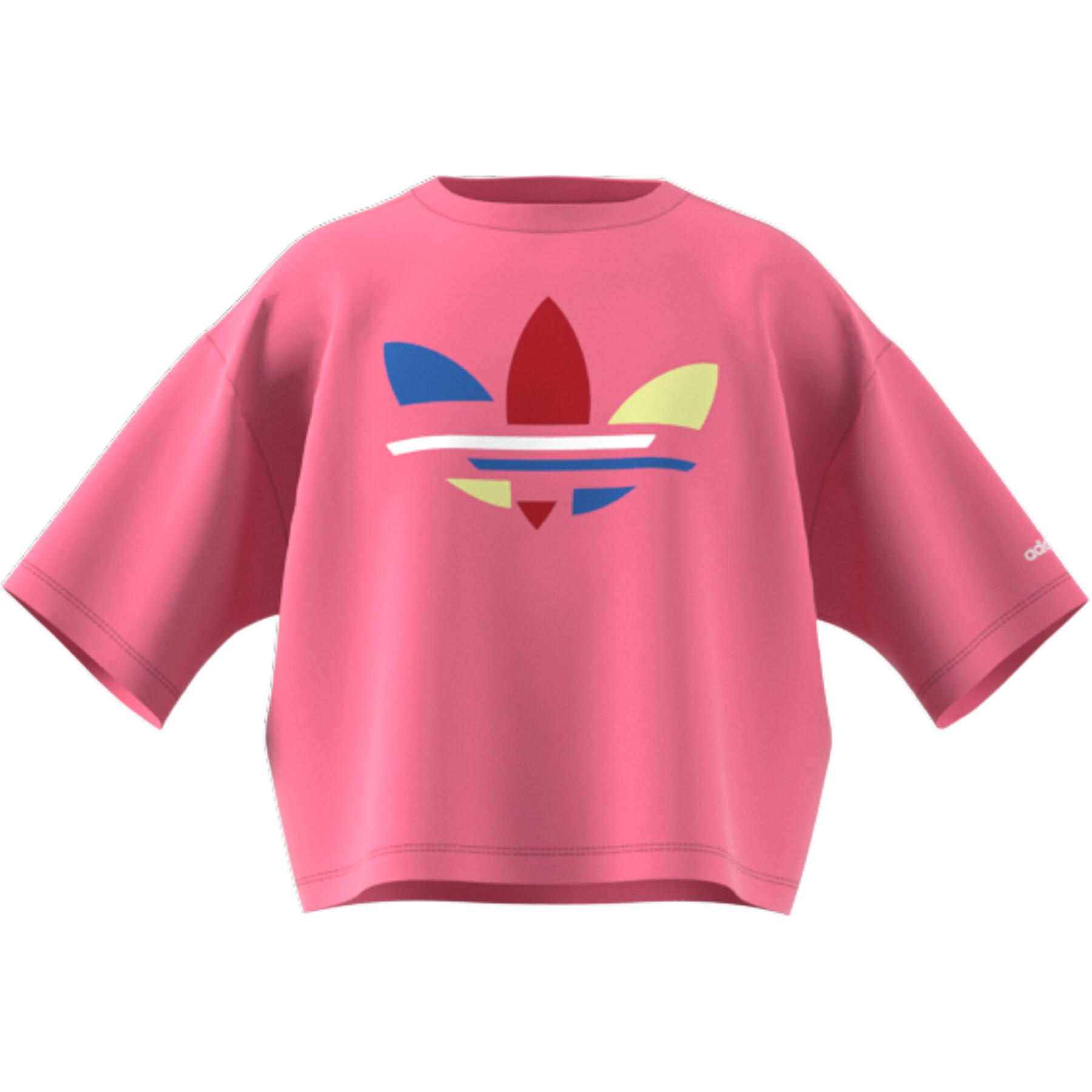 Meisjes-T-shirt adidas Originals Adicolor Cropped