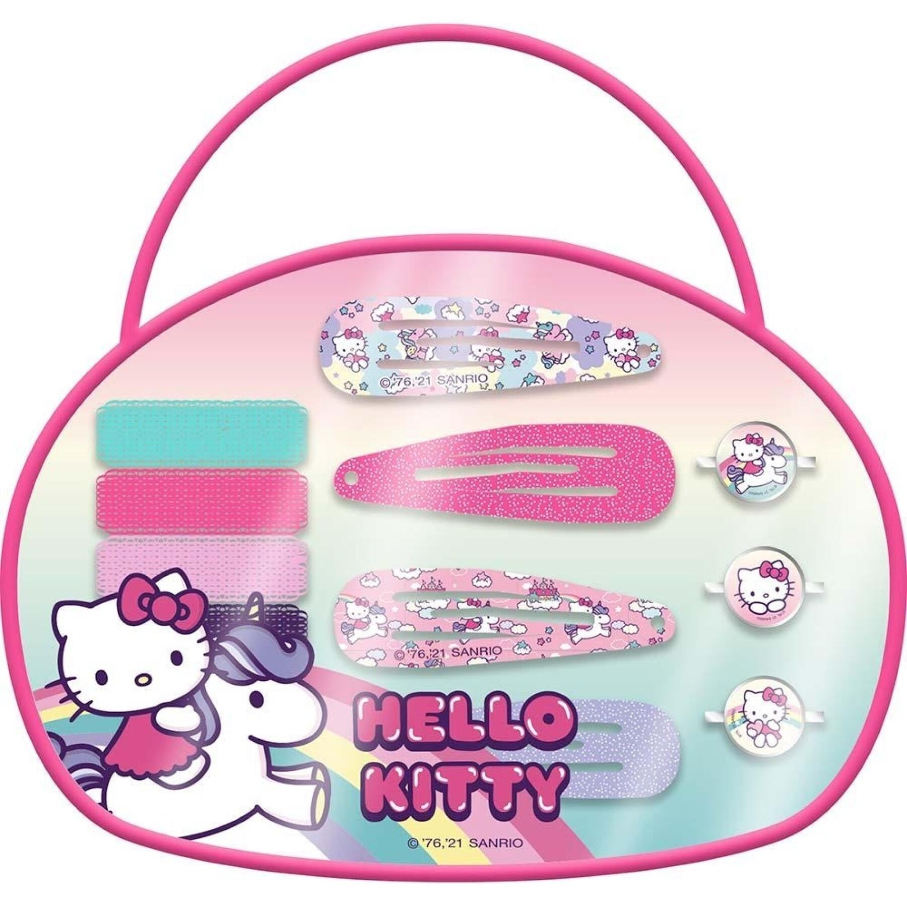 Zakje met 12 haaraccessoires Hello Kitty