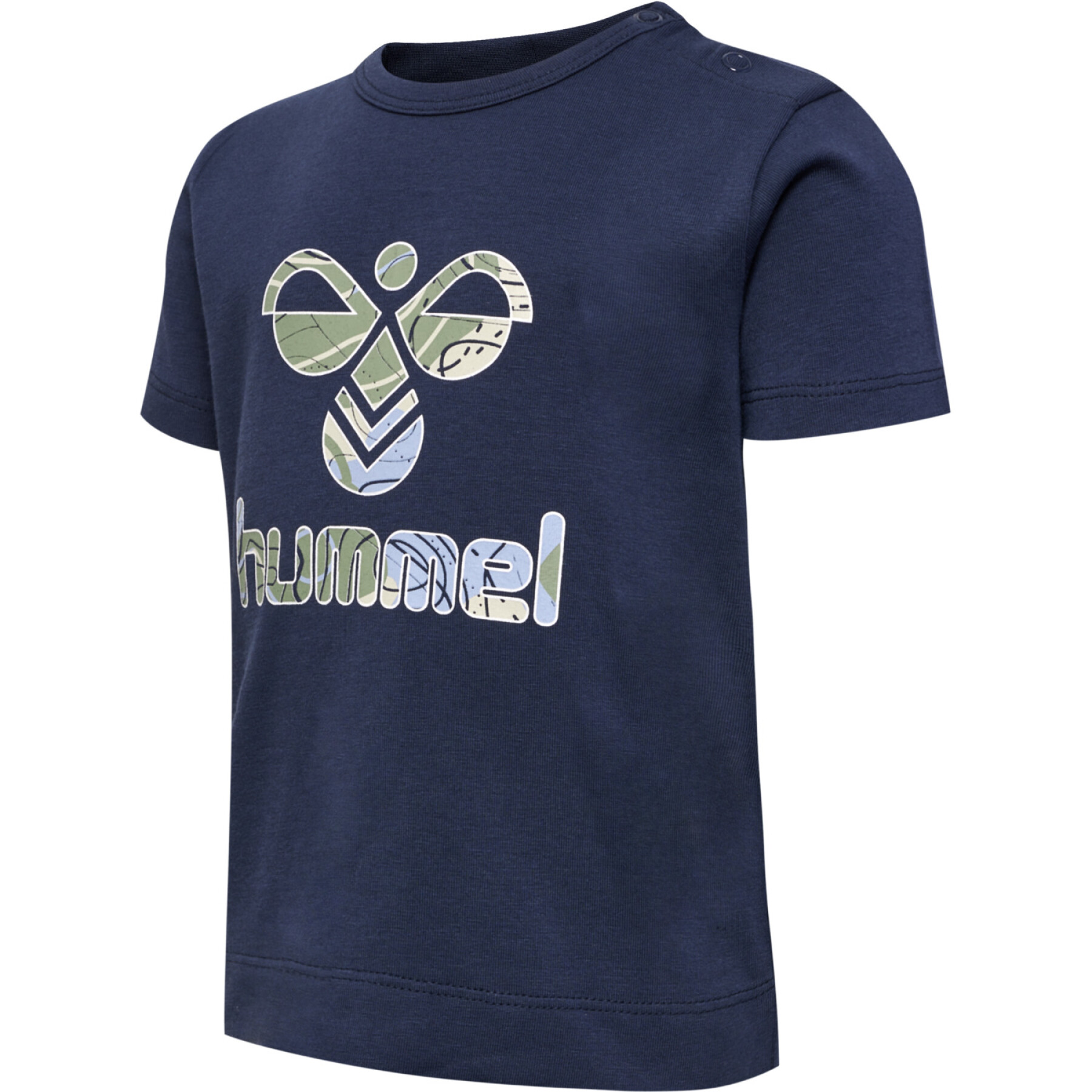 T-shirt voor babyjongens Hummel Lehn