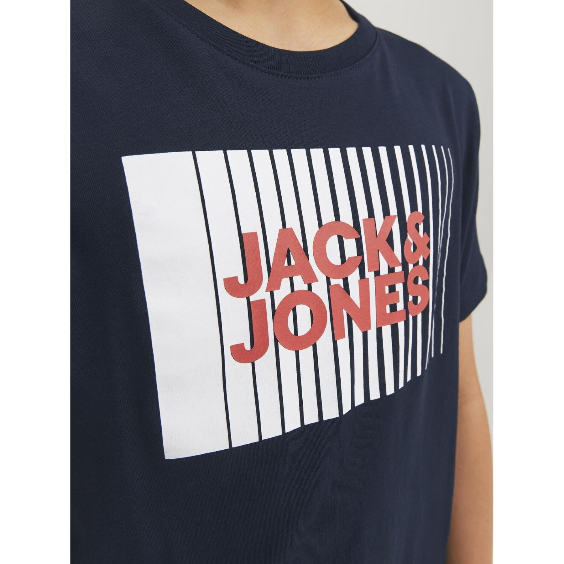 T-shirt ronde hals kind Jack & Jones Corp Logo Play
