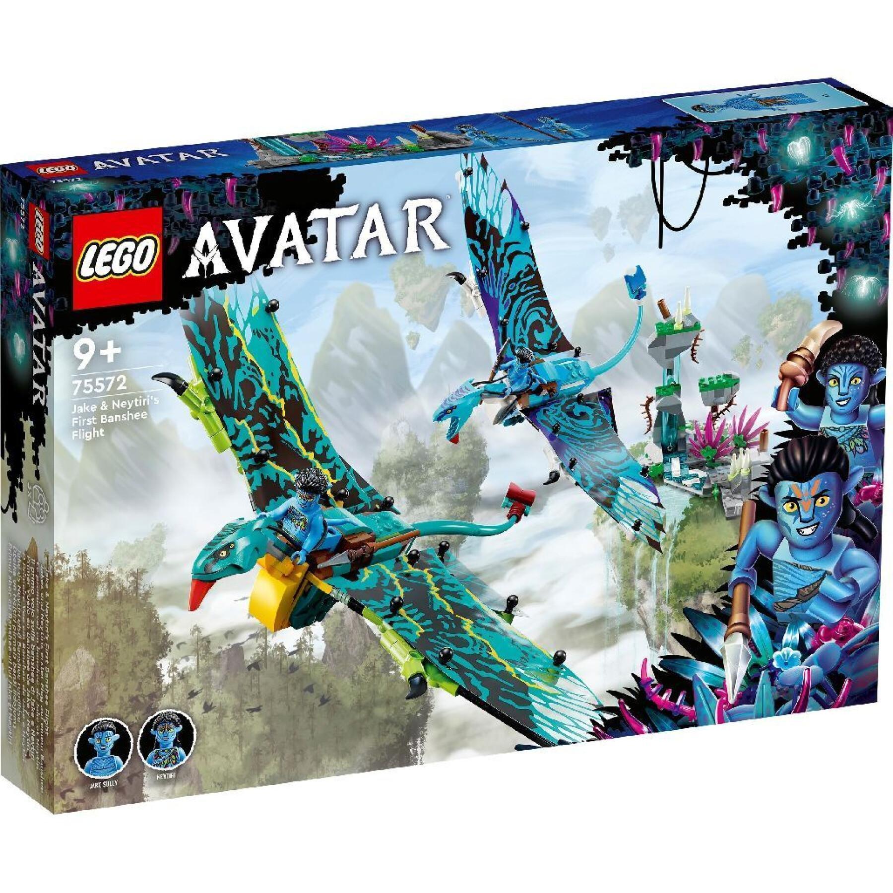 1e vlucht in banshee Lego Avatar
