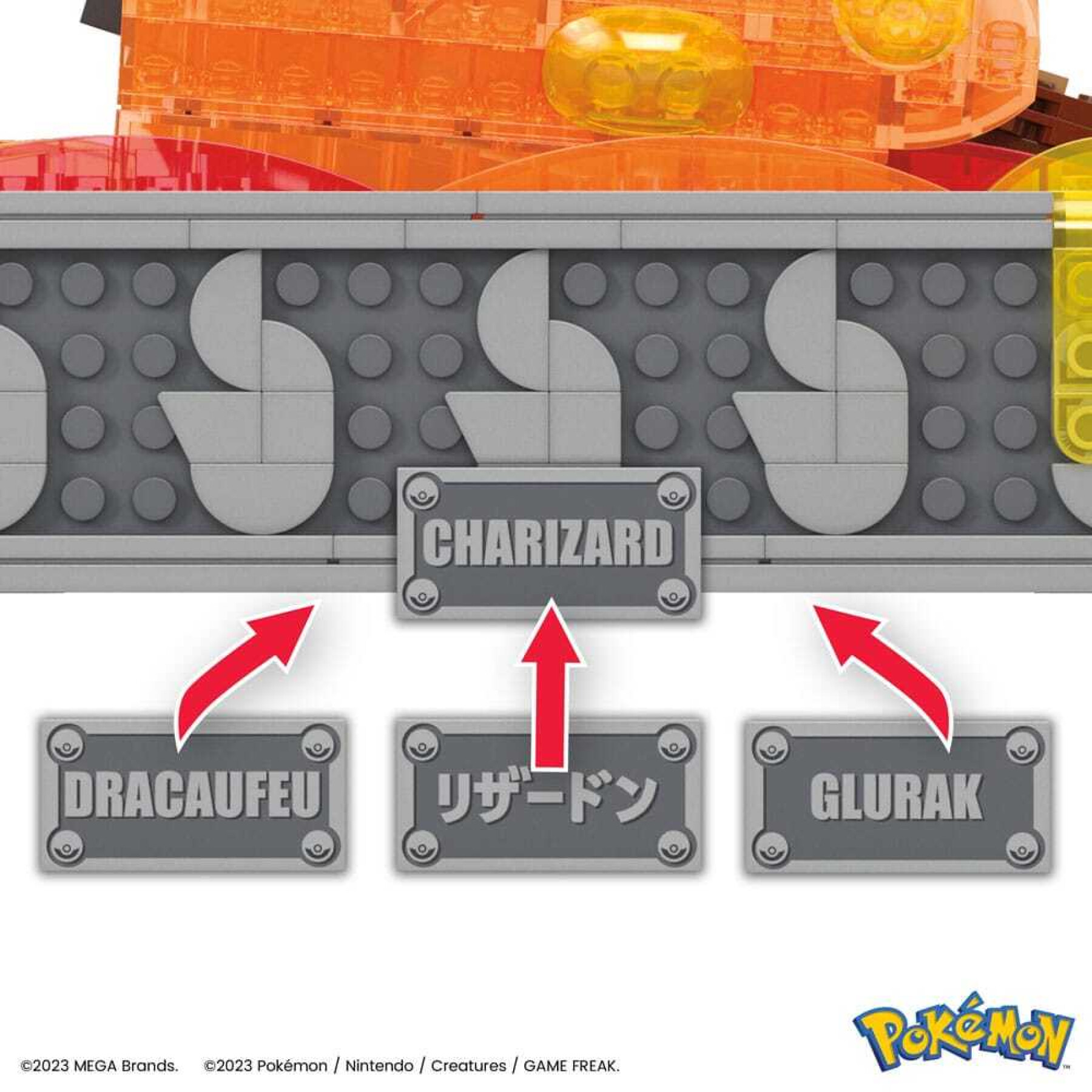 Bouwsets Mattel Pokémon Mega Construx Dracaufeu