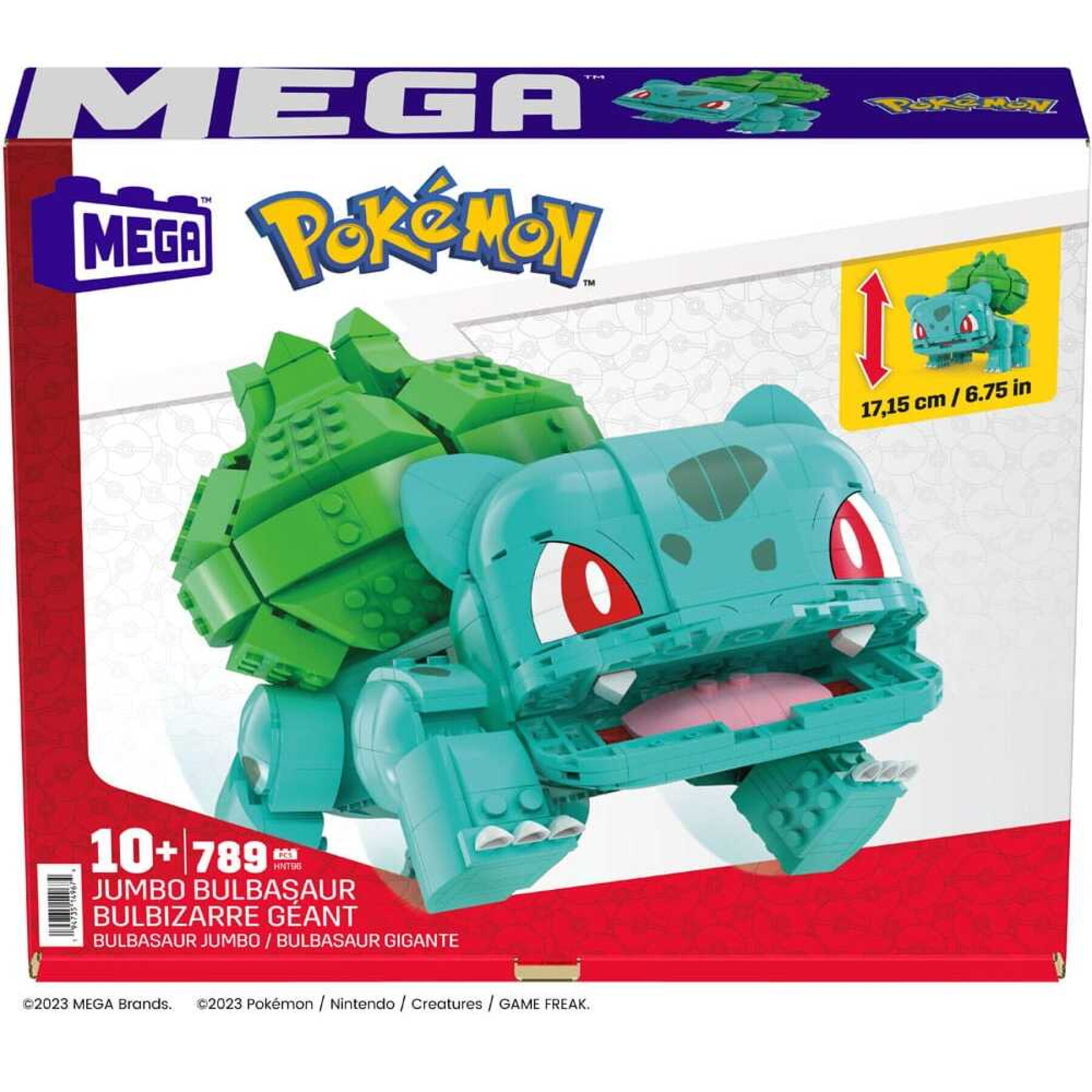 Bouwsets Mattel Pokémon Mega Construx Bulbizarre Géant
