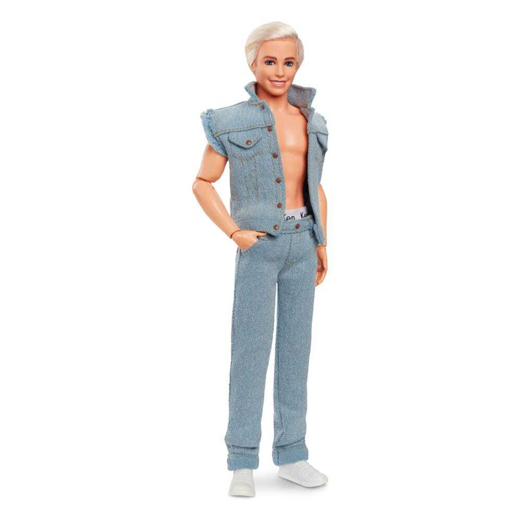 Handtekening pop Mattel Barbie The Movie Ken Wearing Denim Matching Set
