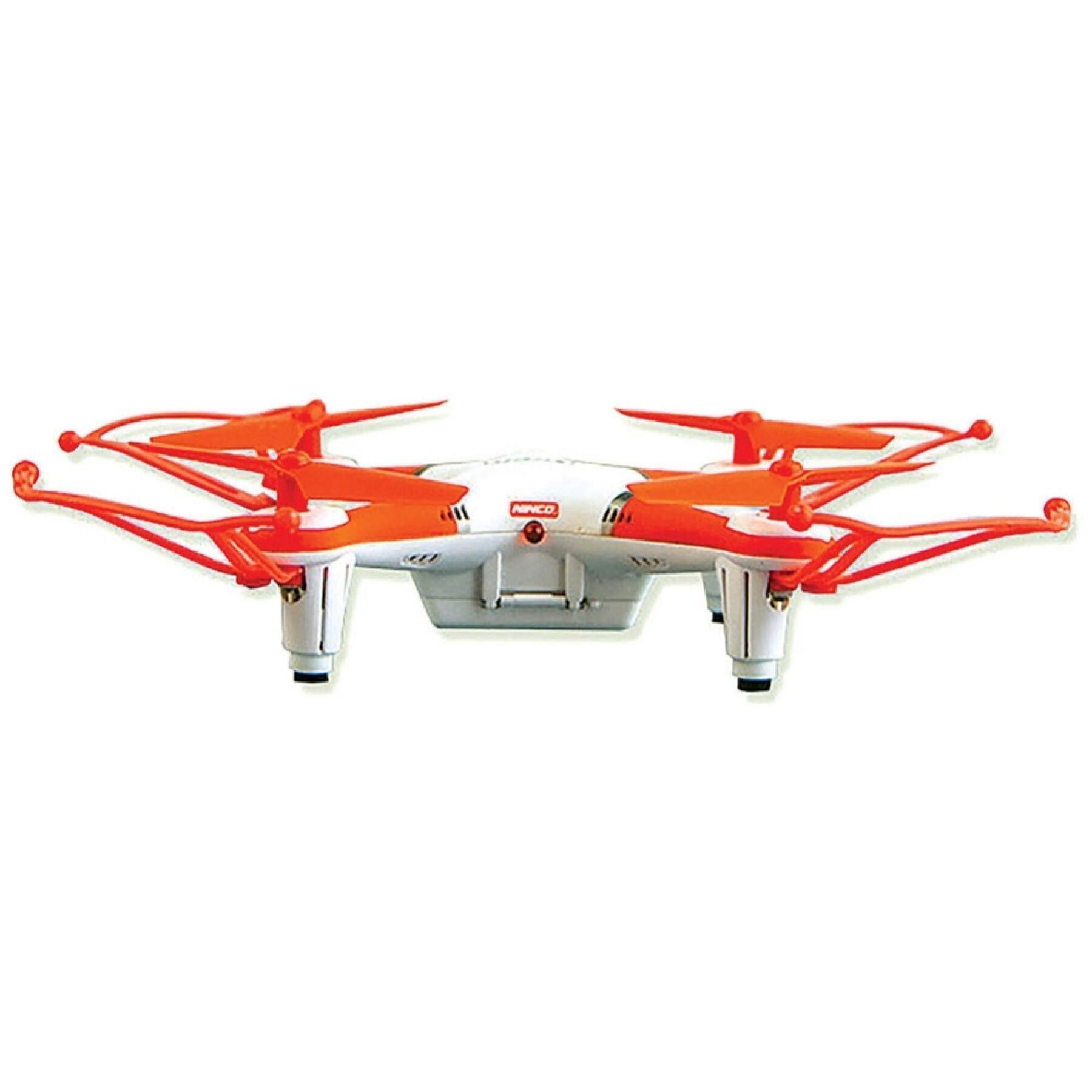 Drone met afstandsbediening in de lucht Ninco Nano Orbite