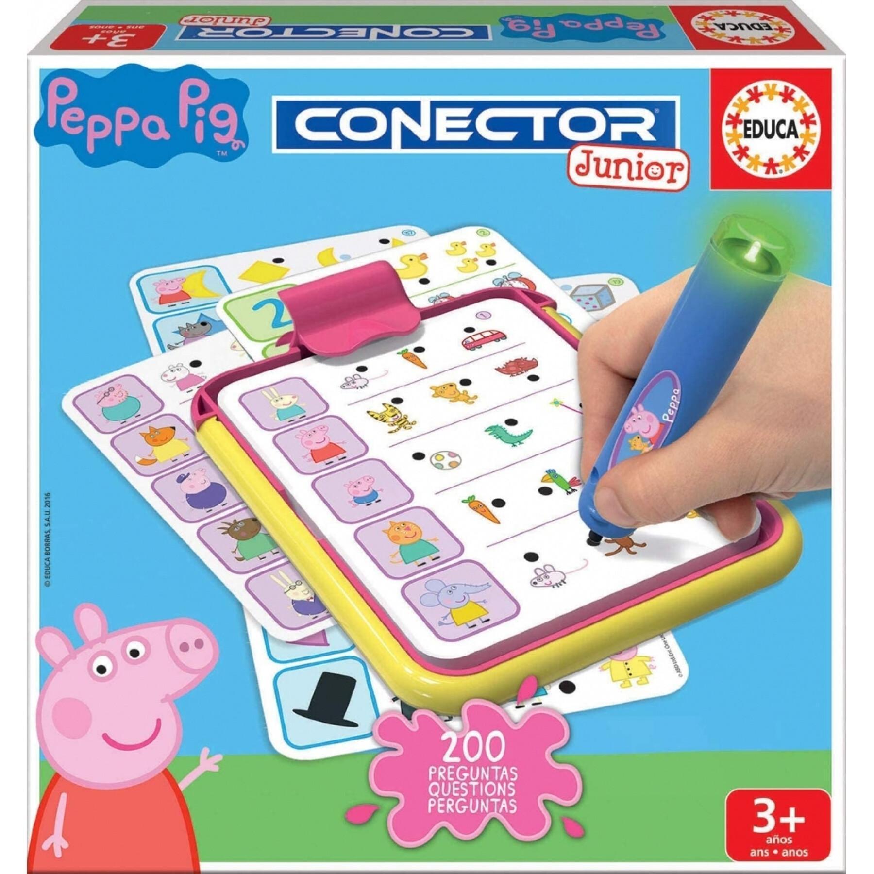 Educatieve vraag en antwoord spellen Peppa Pig Connector
