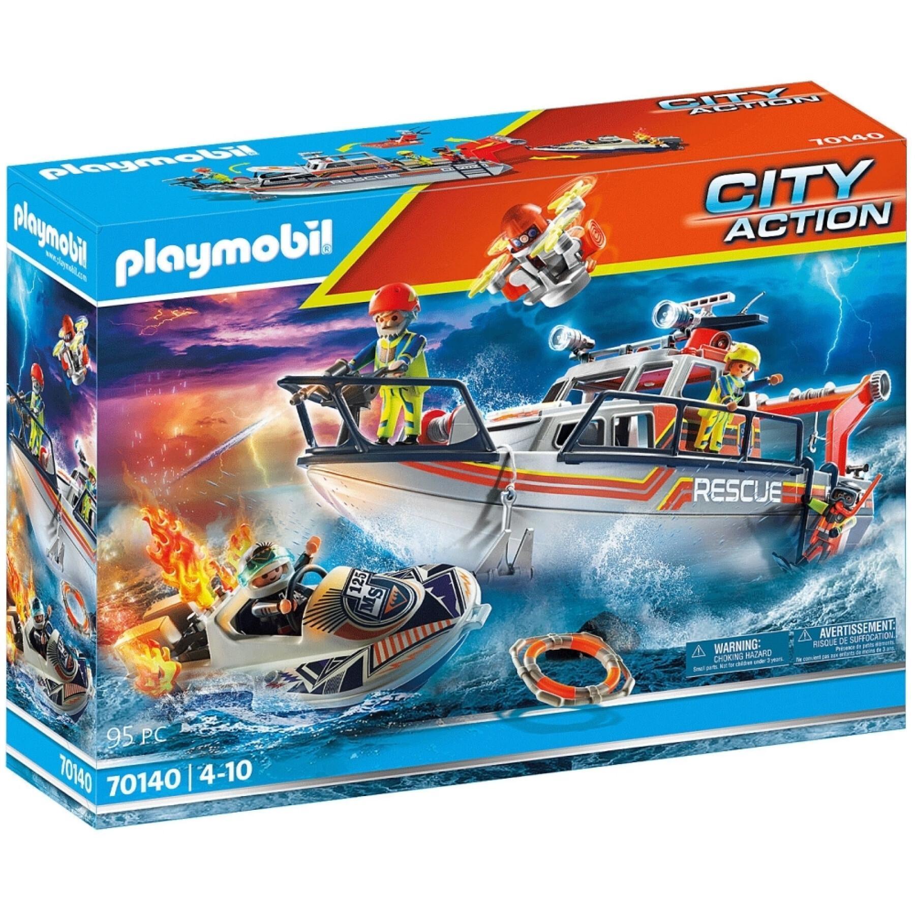 Reddingsboot Playmobil City Rescue