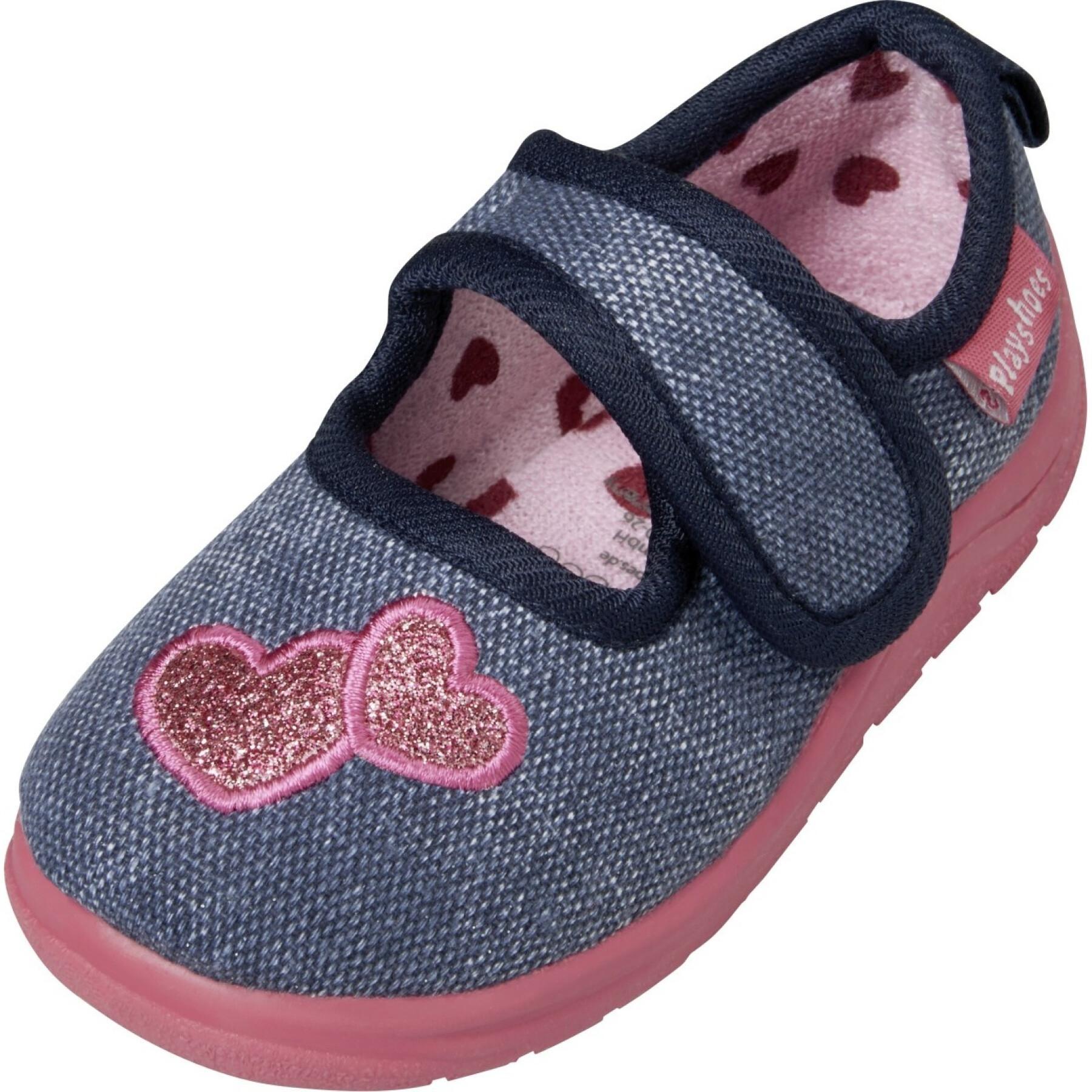 Pantoffels voor babymeisjes Playshoes Heart