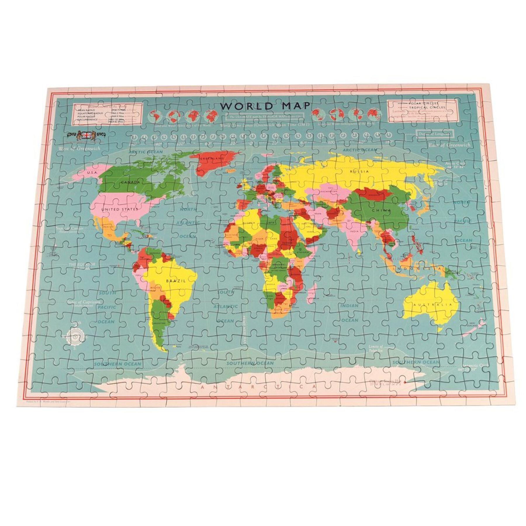 Puzzel Rex London World Map