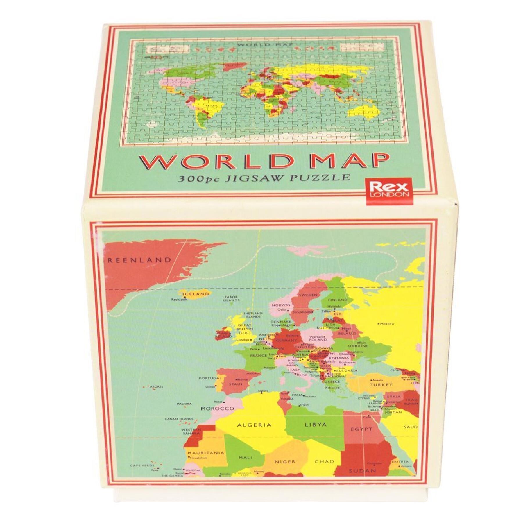 300 stukjes puzzel Rex London World Map