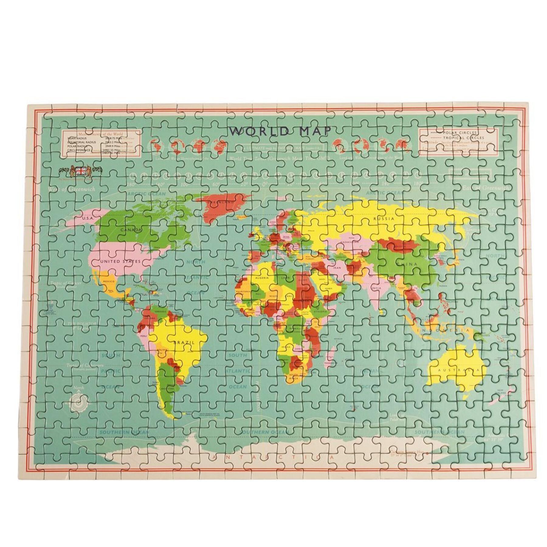 300 stukjes puzzel Rex London World Map