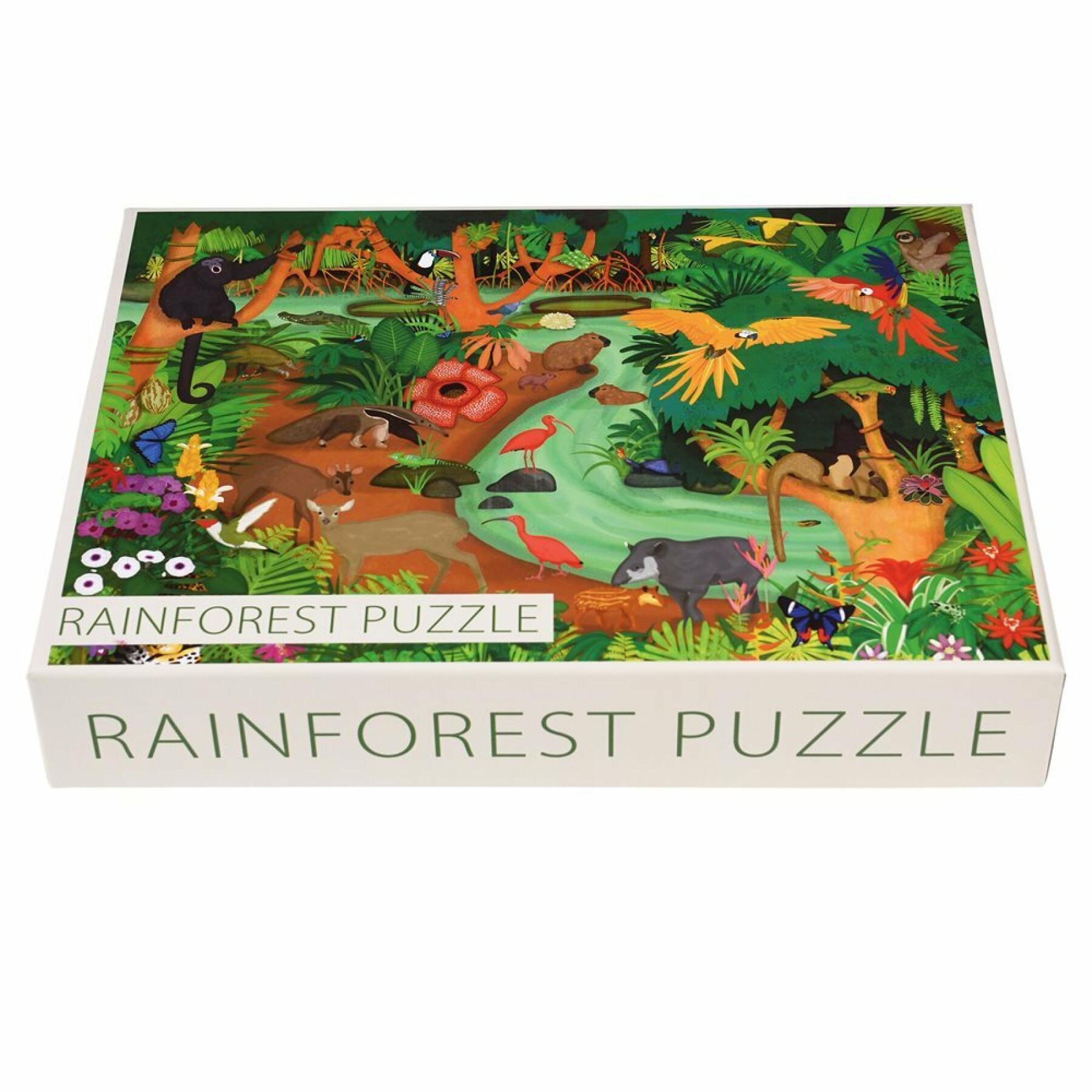 1000 stukjes regenwoud puzzel Rex London