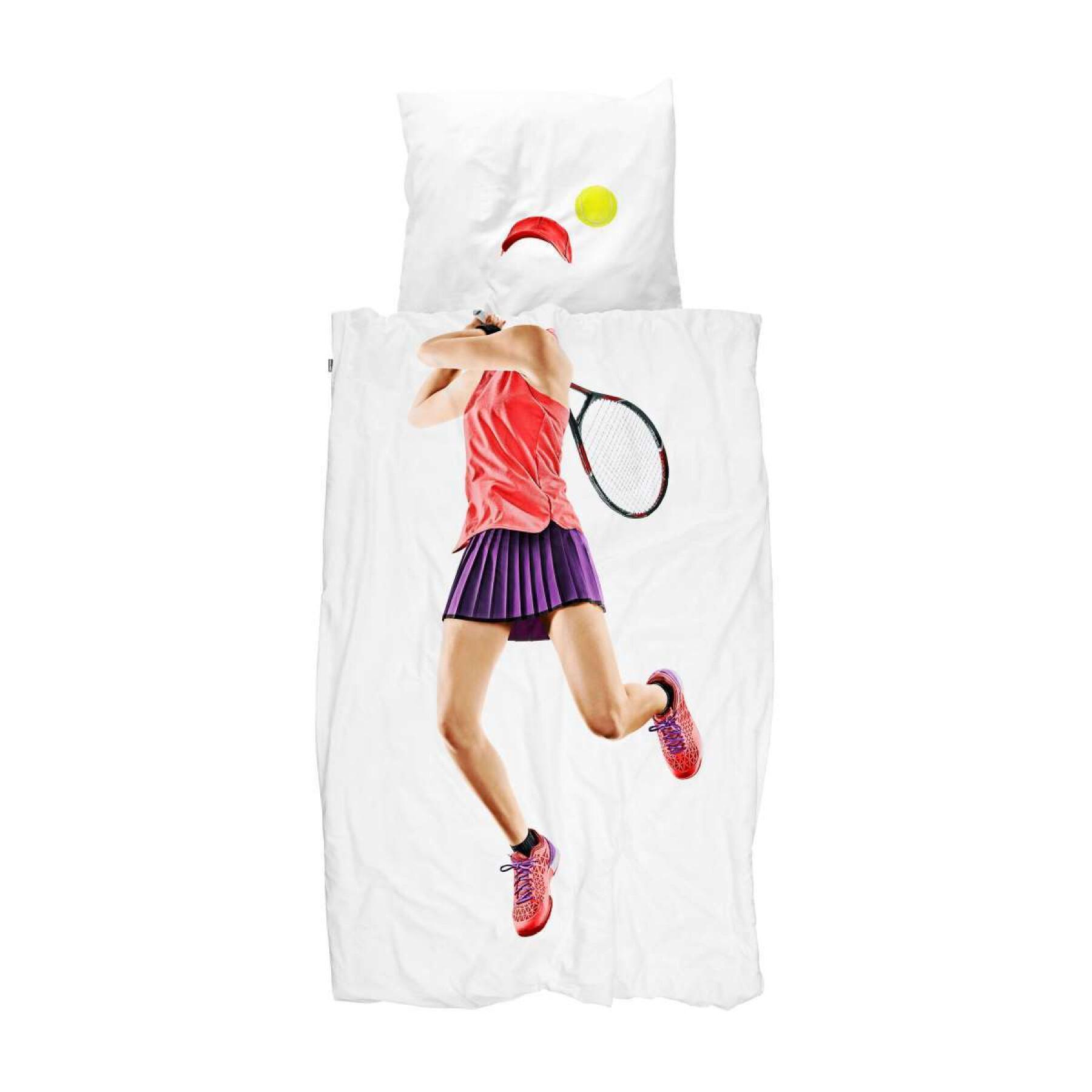 Dekbedovertrek en kussensloop voor kinderen Snurk Tennis Pro Light