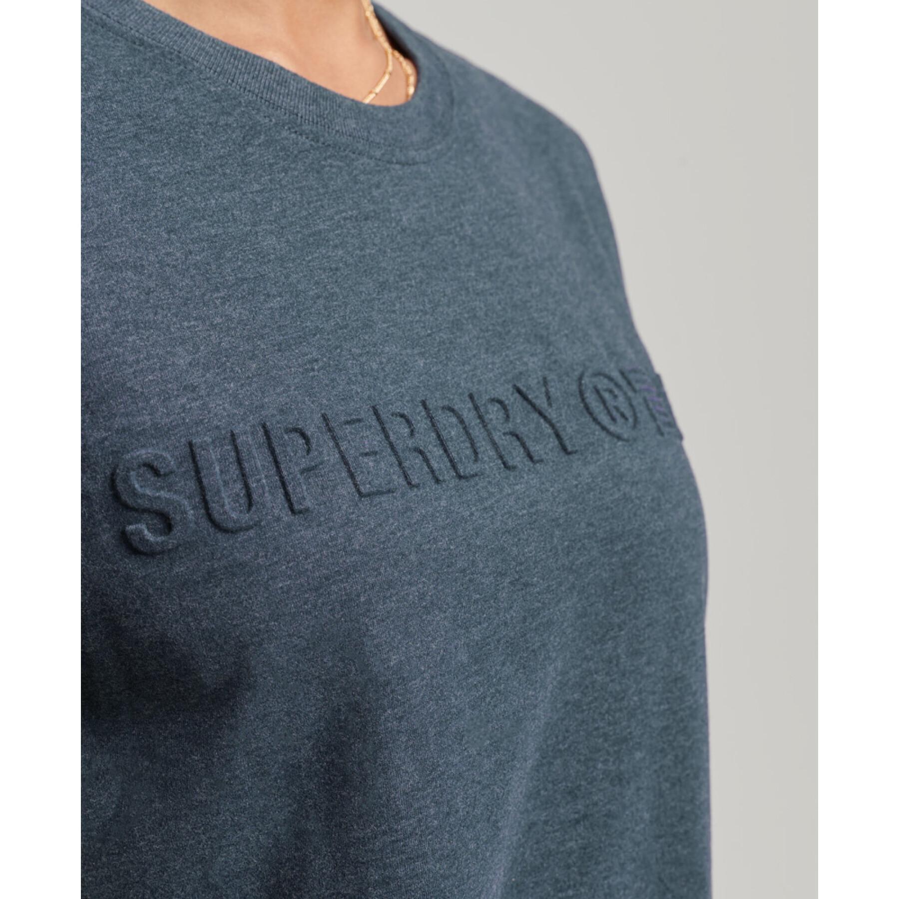 Gevlekt meisjes-T-shirt Superdry Vintage Logo Corporate