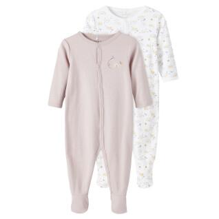 Pyjama voor babymeisjes Name it Nightsuit (x2)
