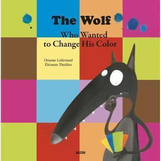 Boek voor de wolf die van kleur wilde veranderen Auzou