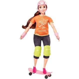 Olympische schaatsster pop Barbie