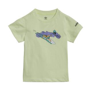 Kinder-T-shirt met korte mouwen adidas Originals Graphique Stoked