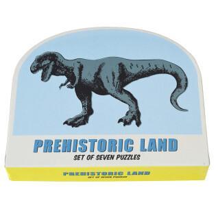 Set van zeven puzzels Rex London Prehistoric Land